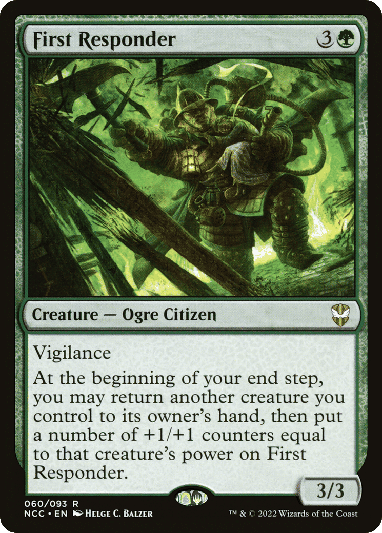 First Responder — New Capenna Commander — Magic: The Gathering