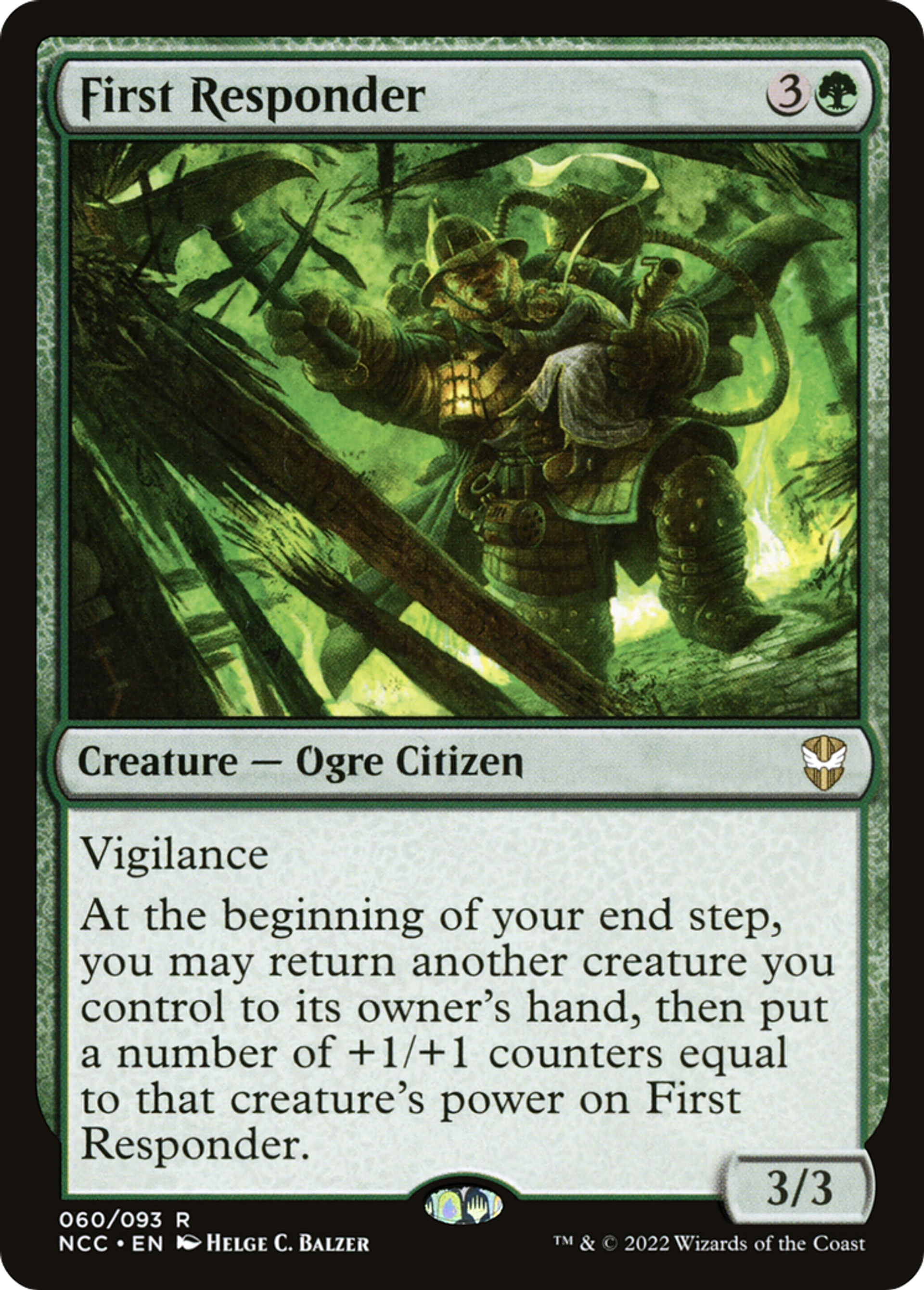 First Responder — New Capenna Commander — Magic: The Gathering