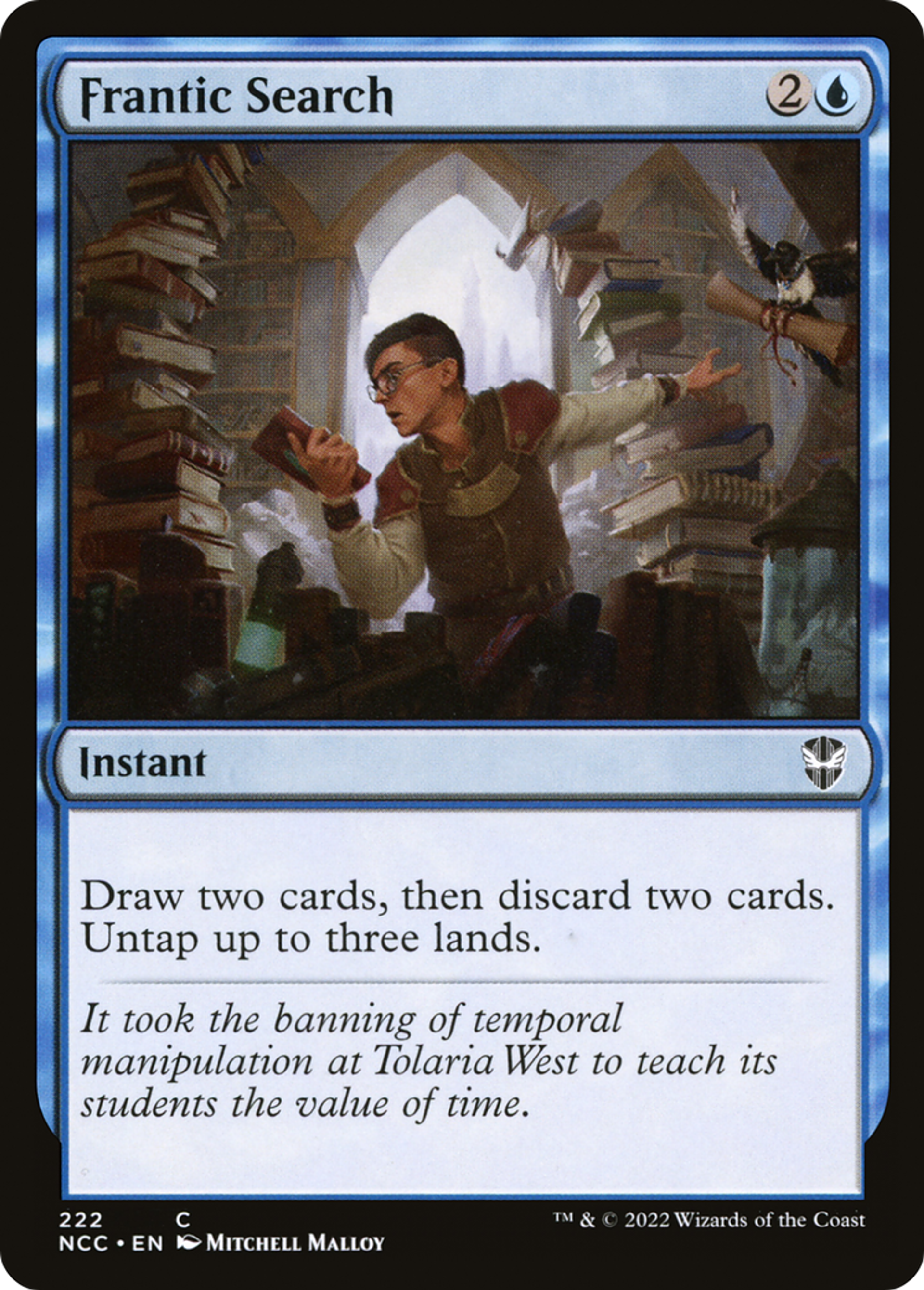 Frantic Search — New Capenna Commander — Magic: The Gathering