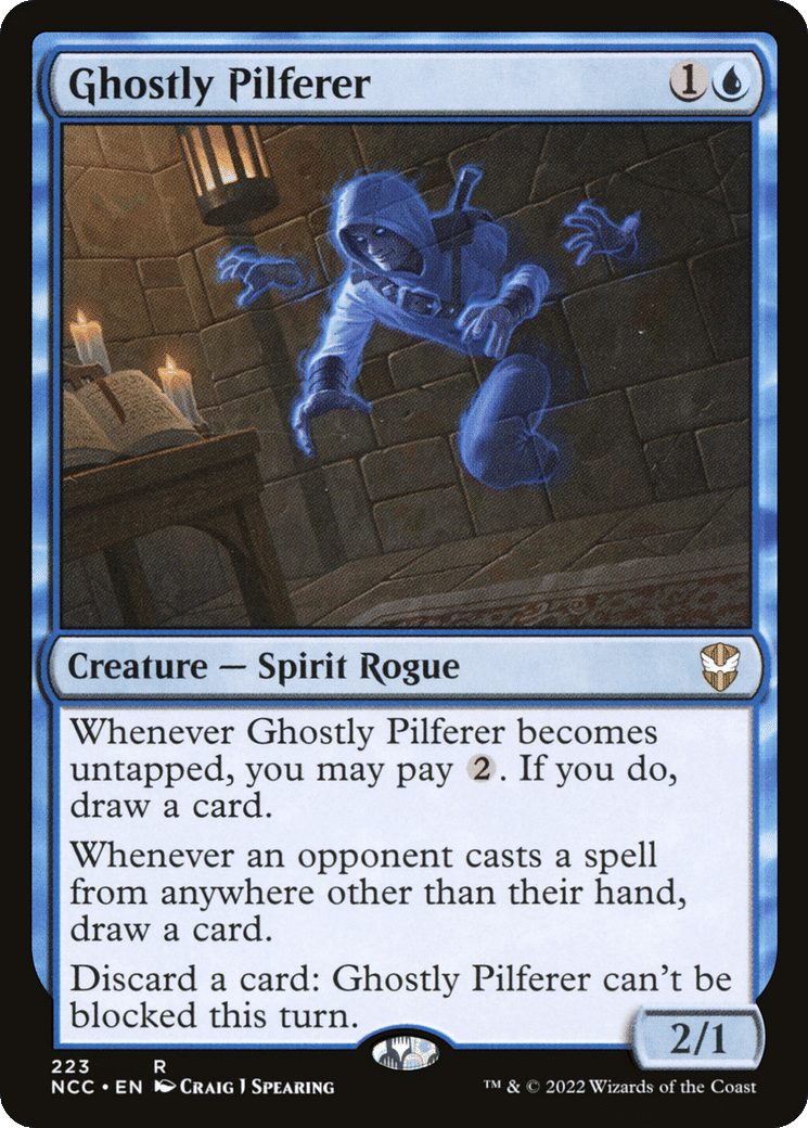 Ghostly Pilferer — New Capenna Commander — Magic: The Gathering