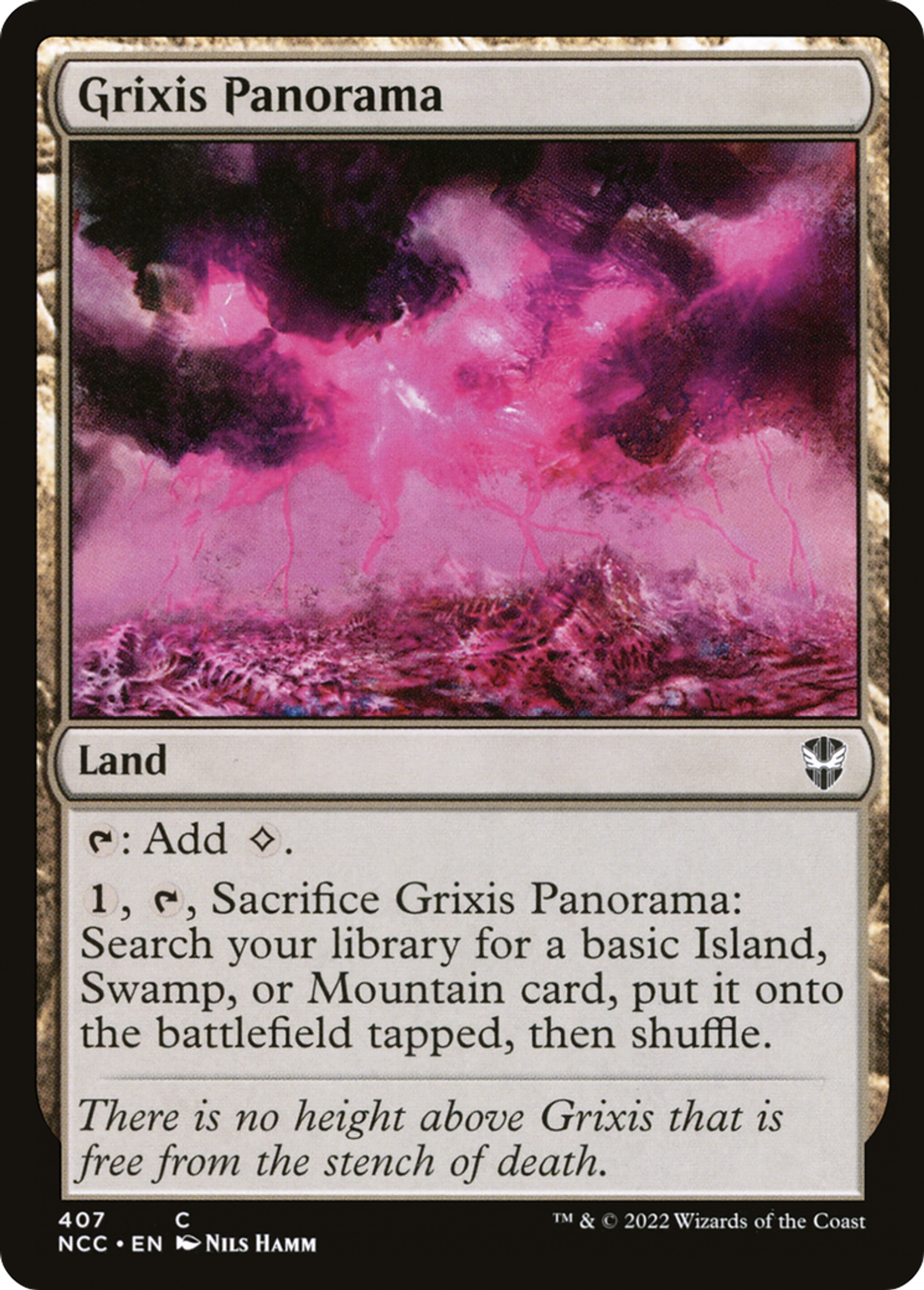 Grixis Panorama — New Capenna Commander — Magic: The Gathering
