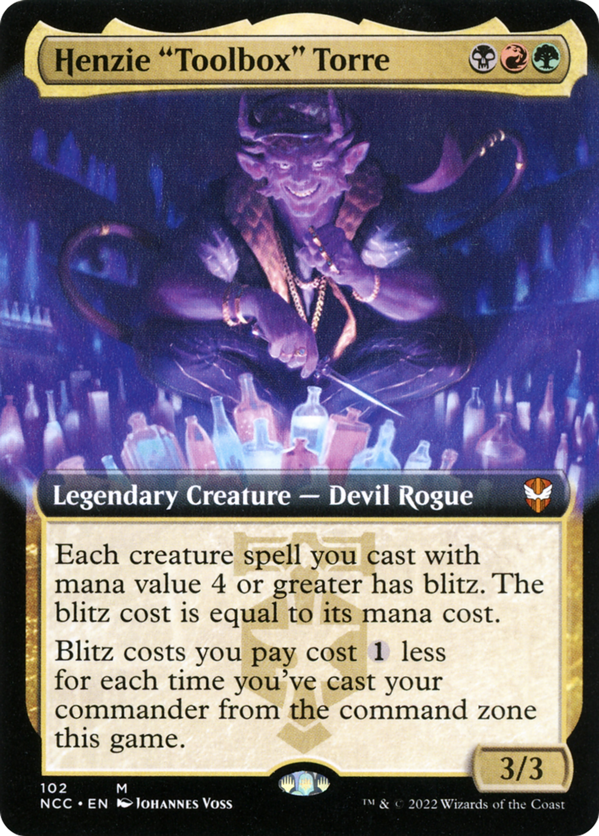 Henzie "Toolbox" Torre — New Capenna Commander — Magic: The Gathering