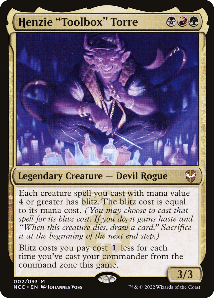 Henzie "Toolbox" Torre — New Capenna Commander — Magic: The Gathering