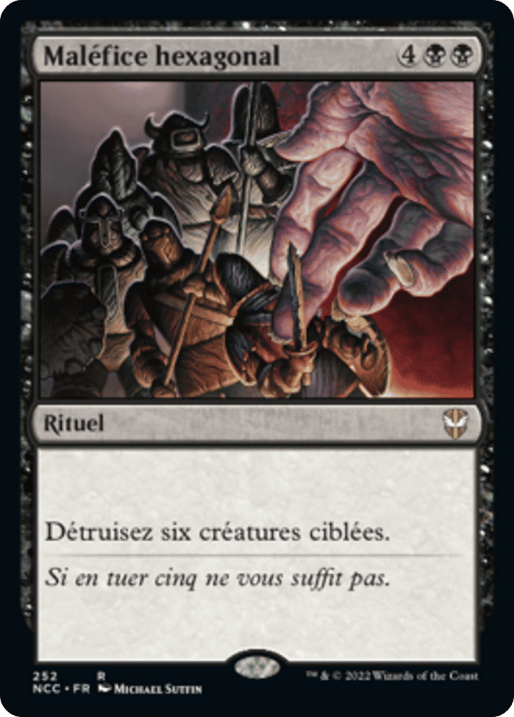 Maléfice hexagonal — New Capenna Commander — Magic: The Gathering