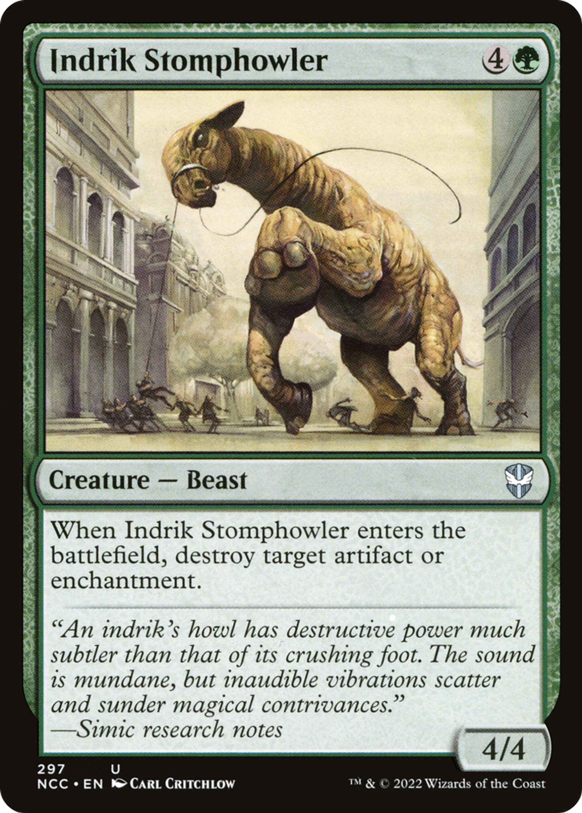 Indrik Stomphowler — New Capenna Commander — Magic: The Gathering