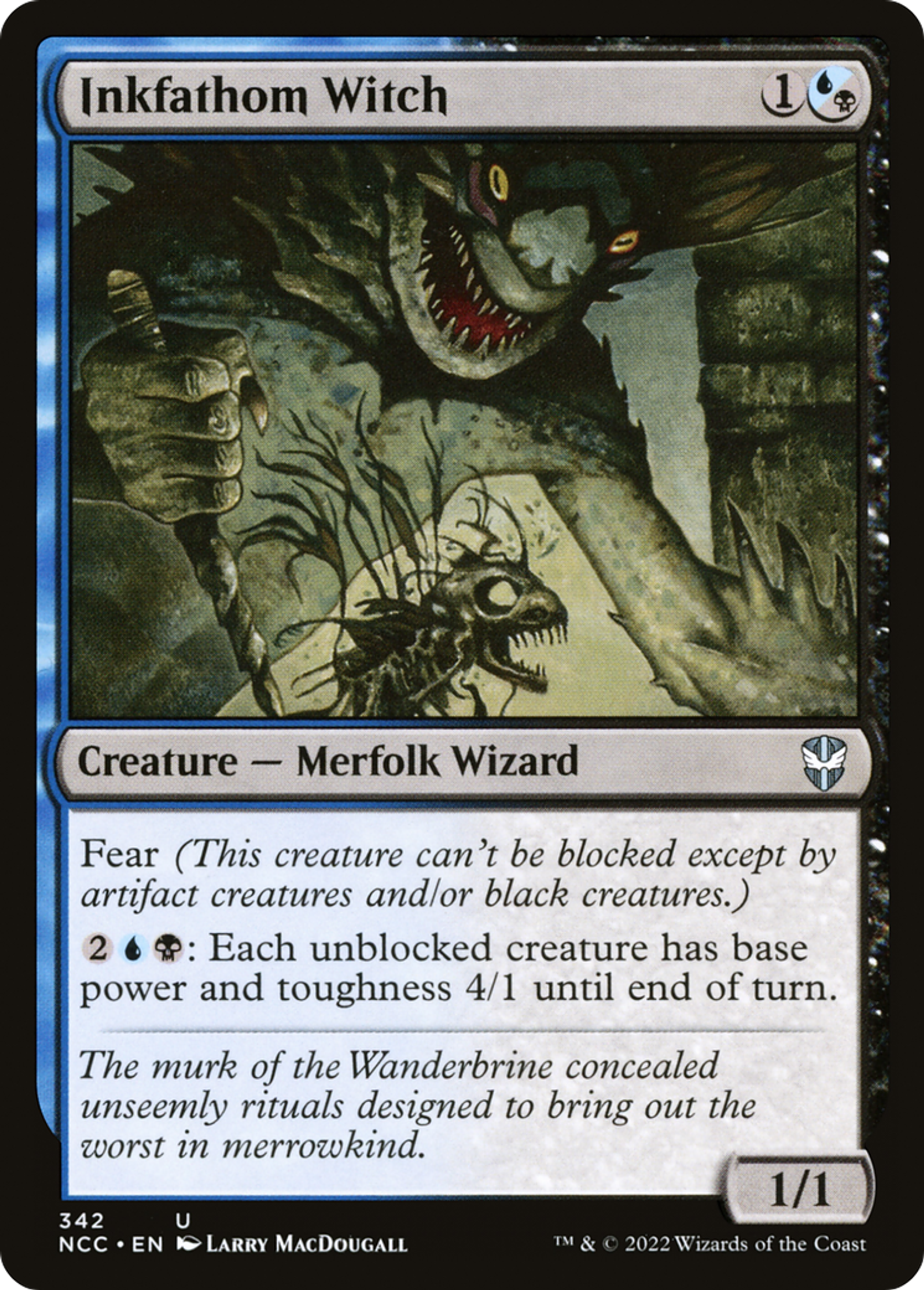 Inkfathom Witch — New Capenna Commander — Magic: The Gathering