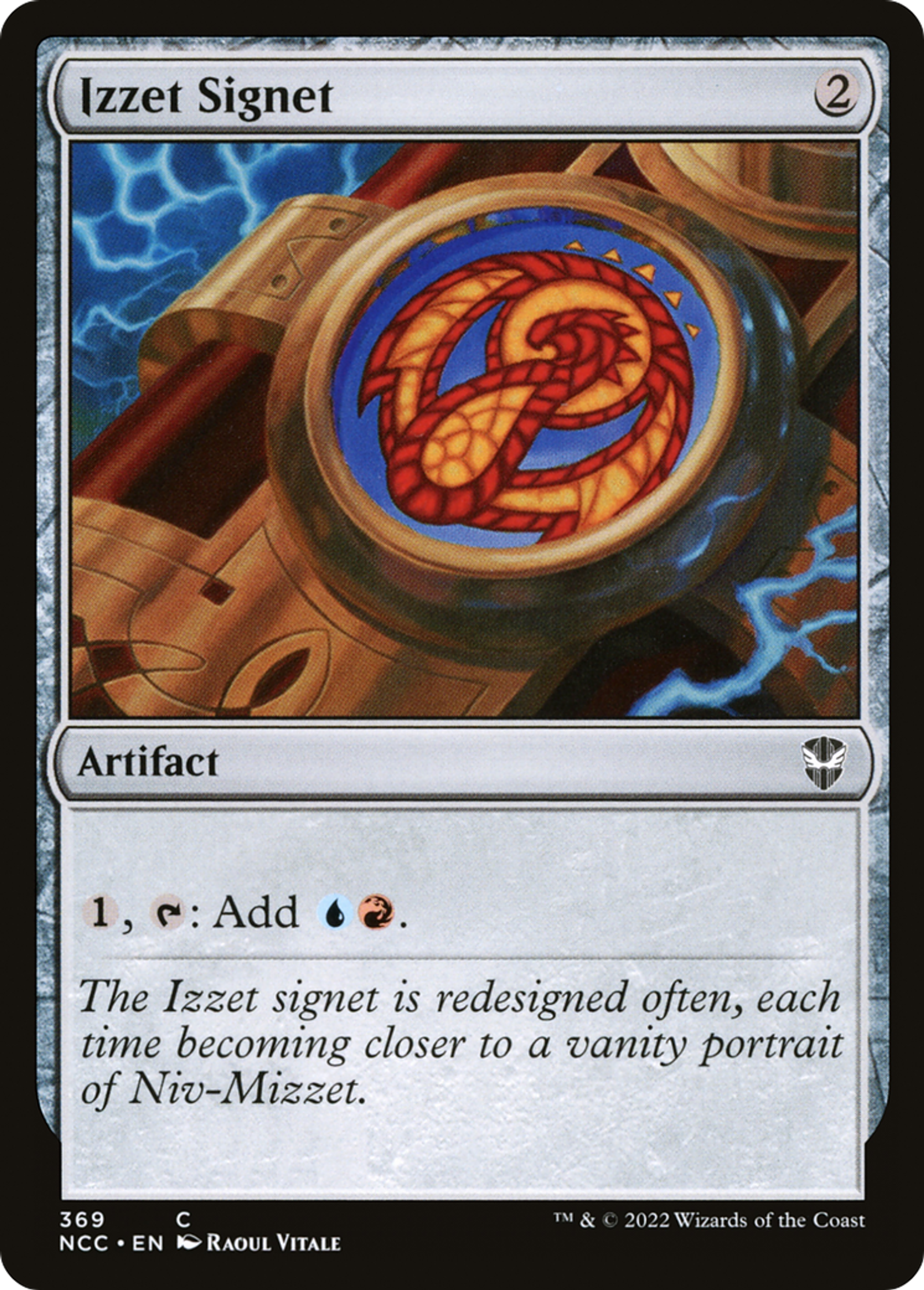 Izzet Signet — New Capenna Commander — Magic: The Gathering