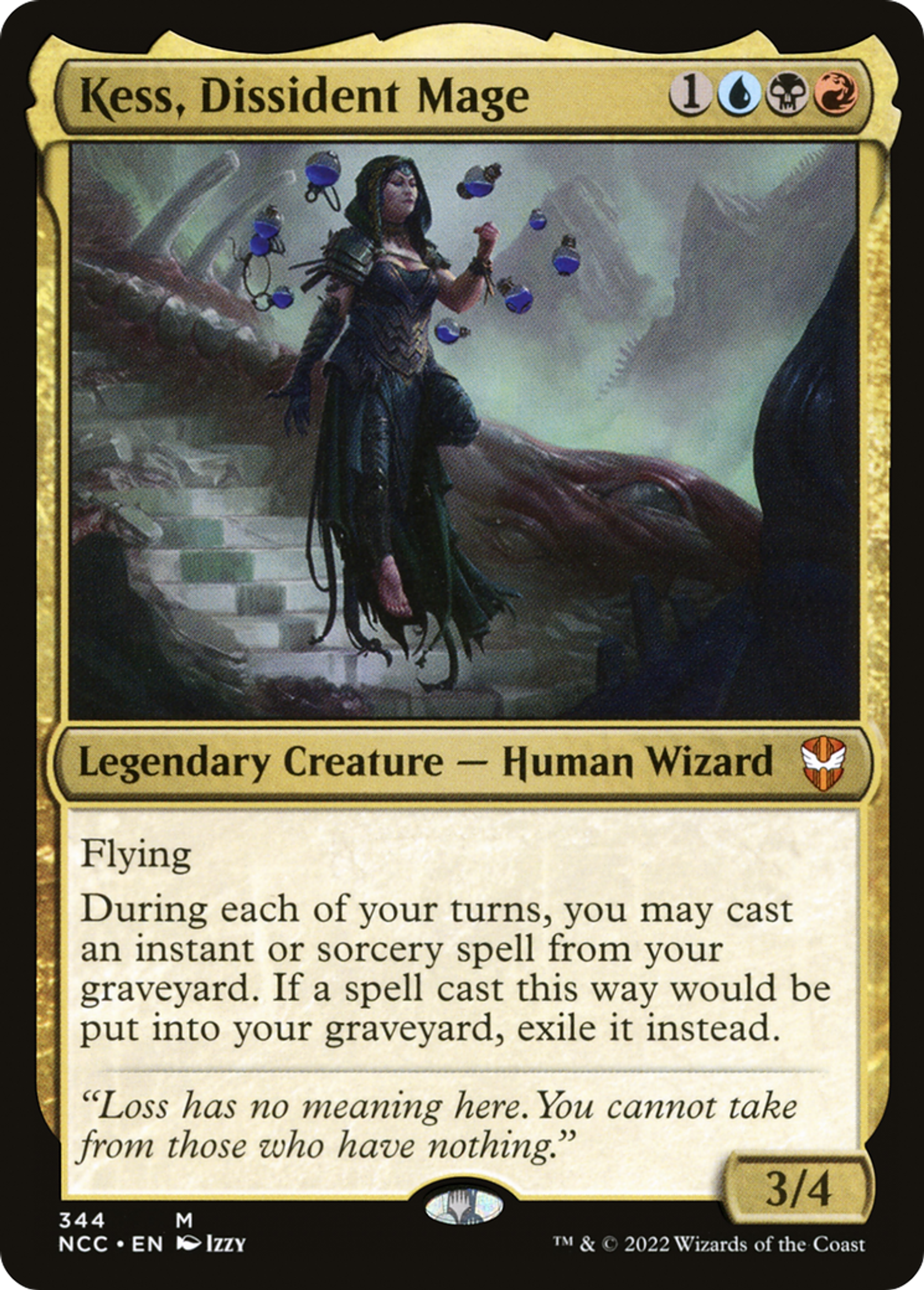 Kess, Dissident Mage — New Capenna Commander — Magic: The Gathering