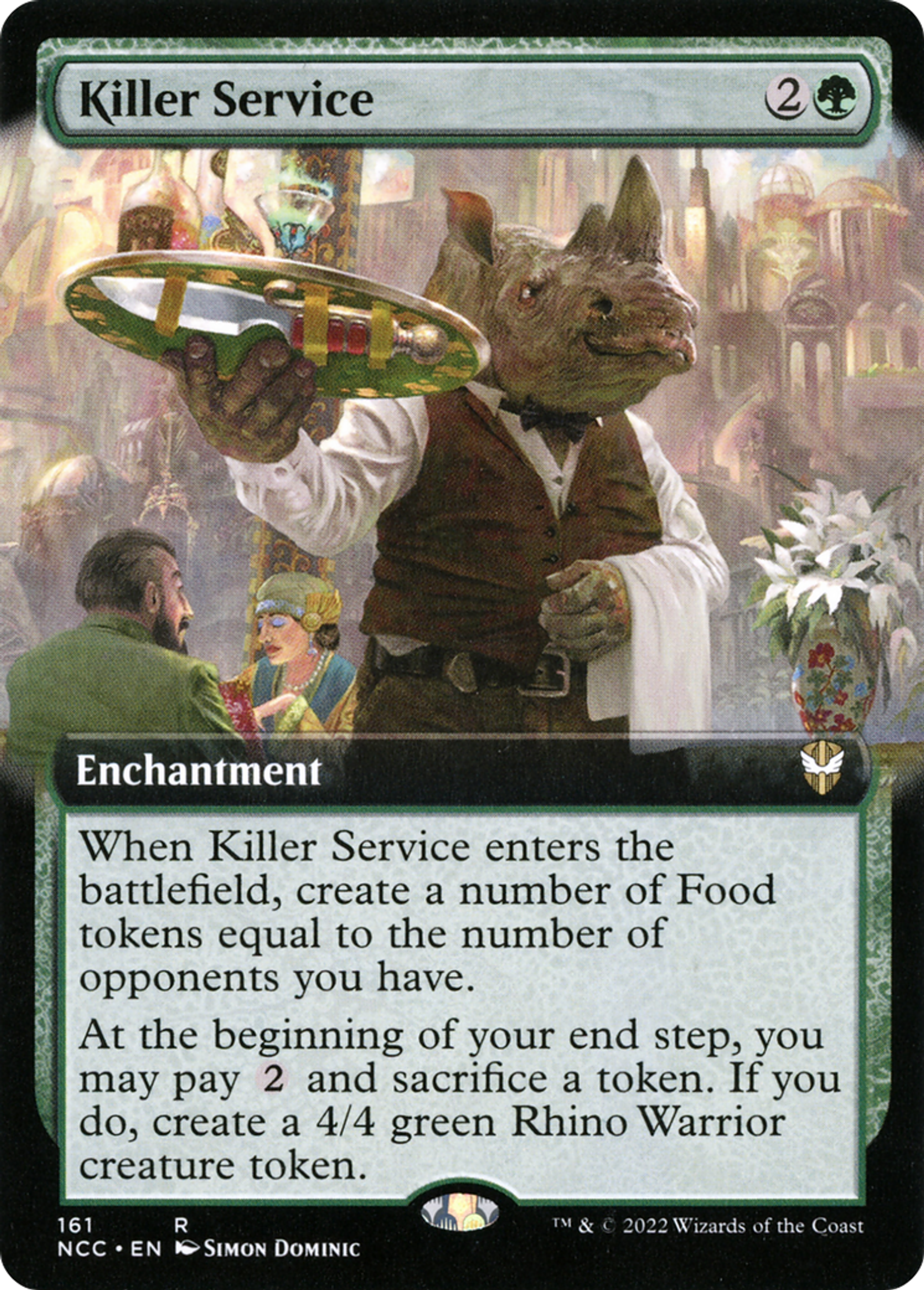 Killer Service — New Capenna Commander — Magic: The Gathering