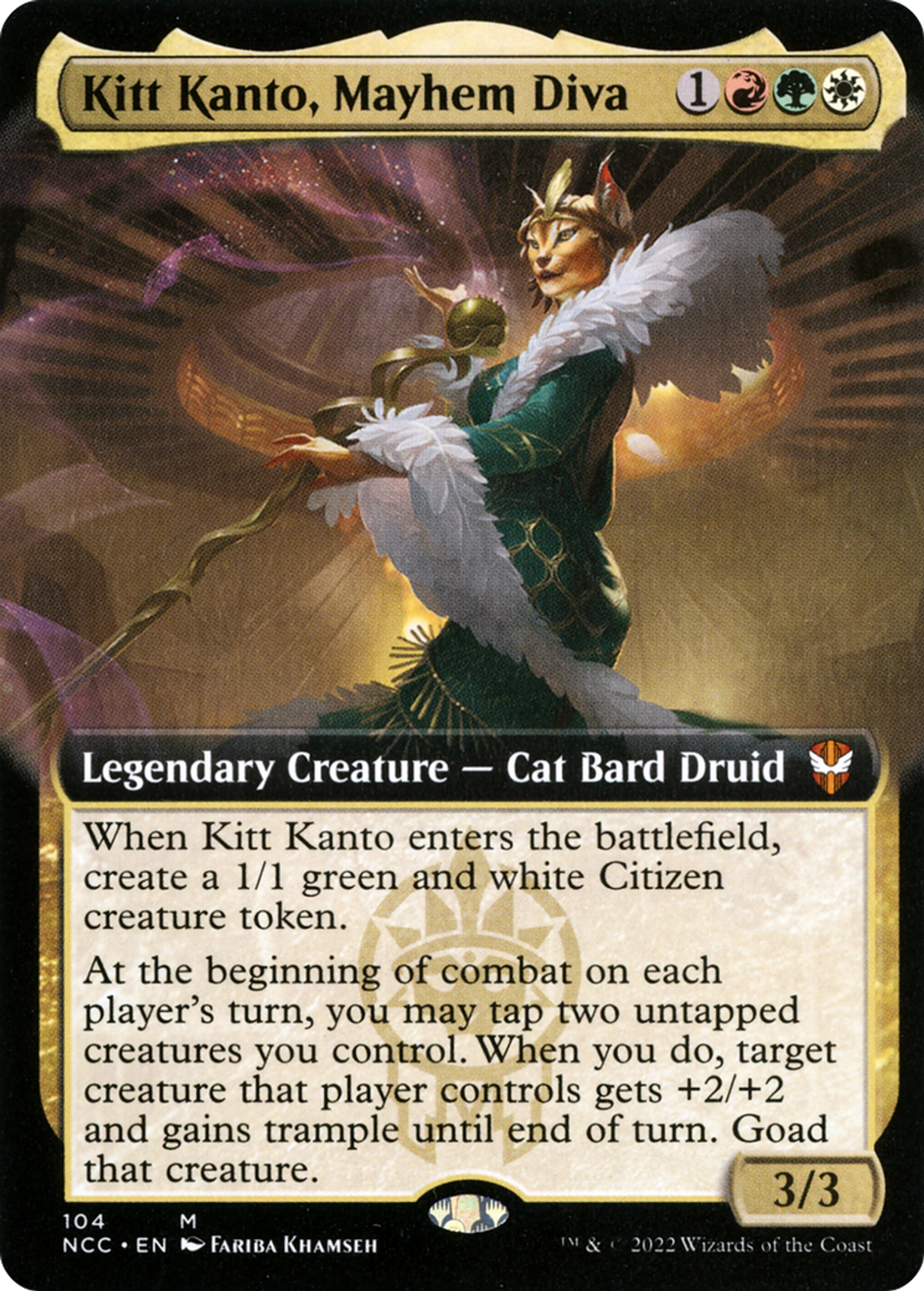 Kitt Kanto, Mayhem Diva — New Capenna Commander — Magic: The Gathering