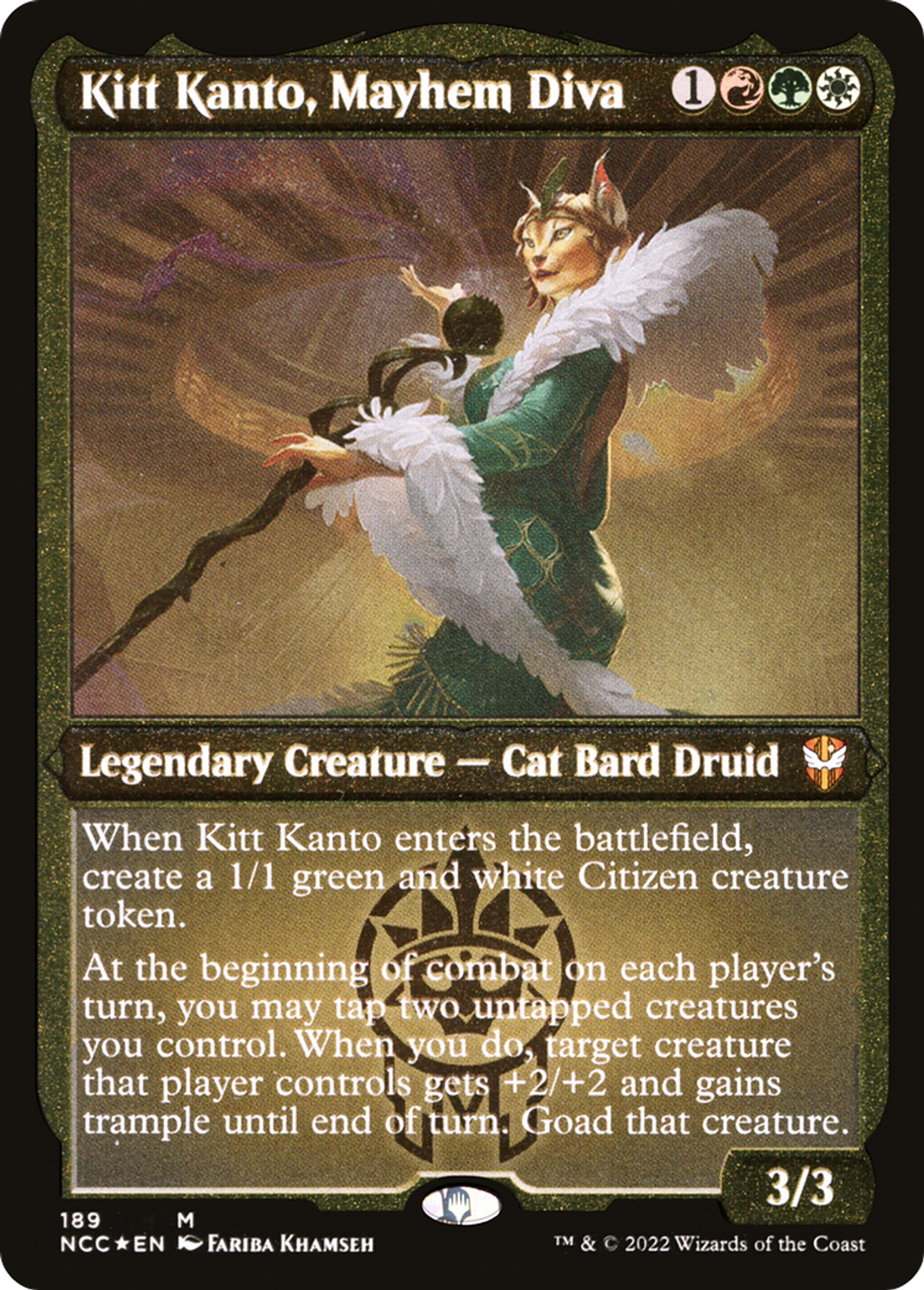 Kitt Kanto, Mayhem Diva — New Capenna Commander — Magic: The Gathering