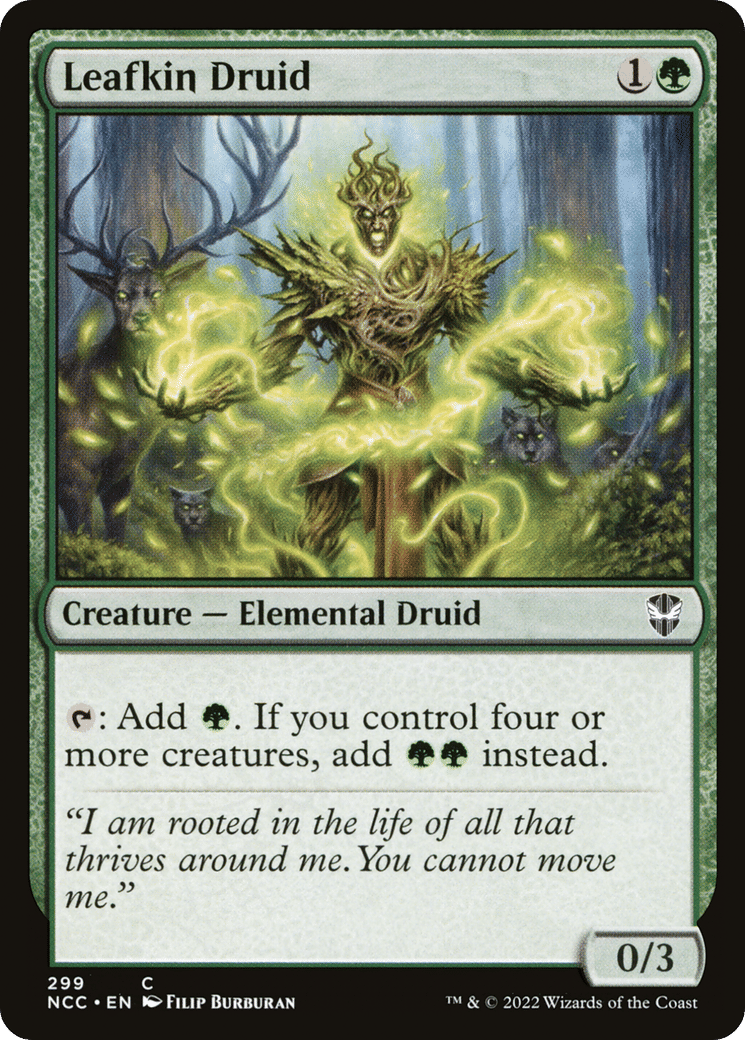 Leafkin Druid — New Capenna Commander — Magic: The Gathering