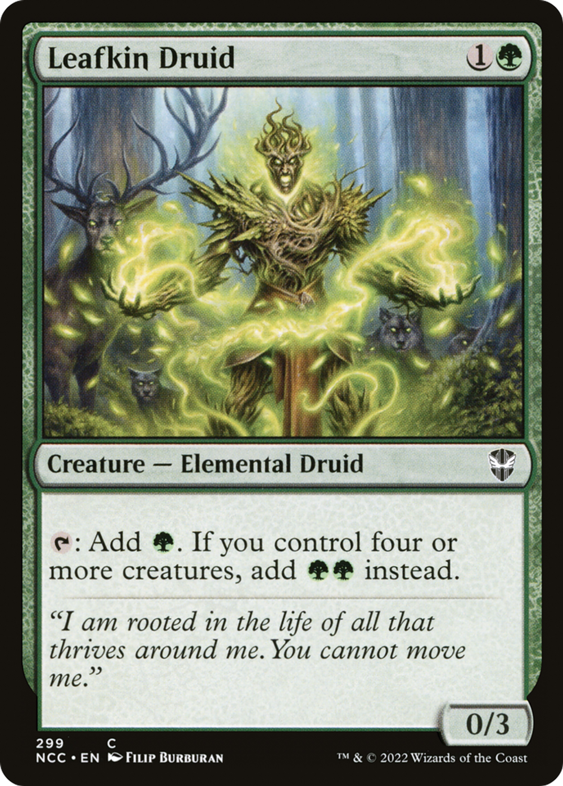 Leafkin Druid — New Capenna Commander — Magic: The Gathering