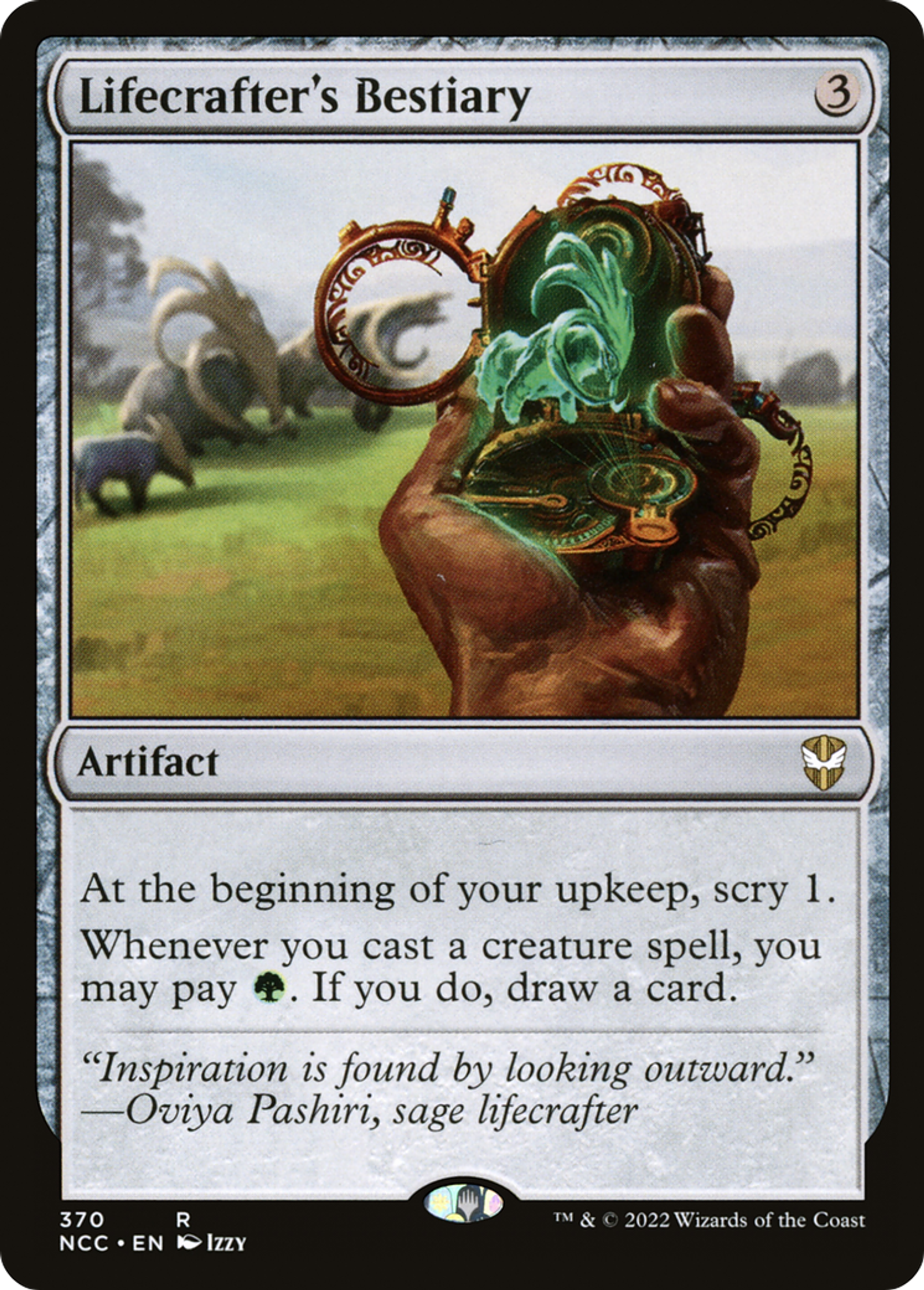 Bestiaire du façonneur de vie — New Capenna Commander — Magic: The Gathering