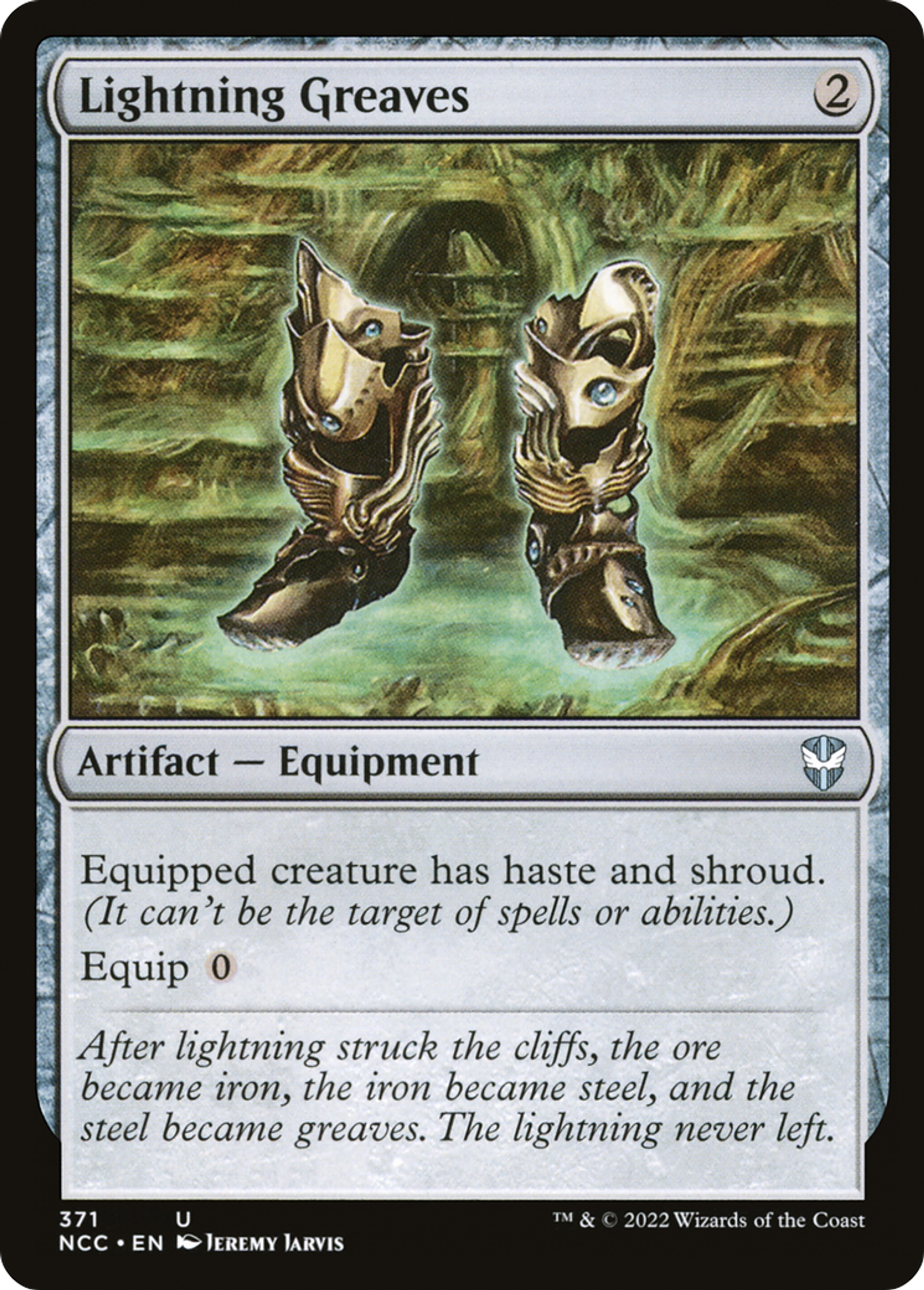 Lightning Greaves — New Capenna Commander — Magic: The Gathering