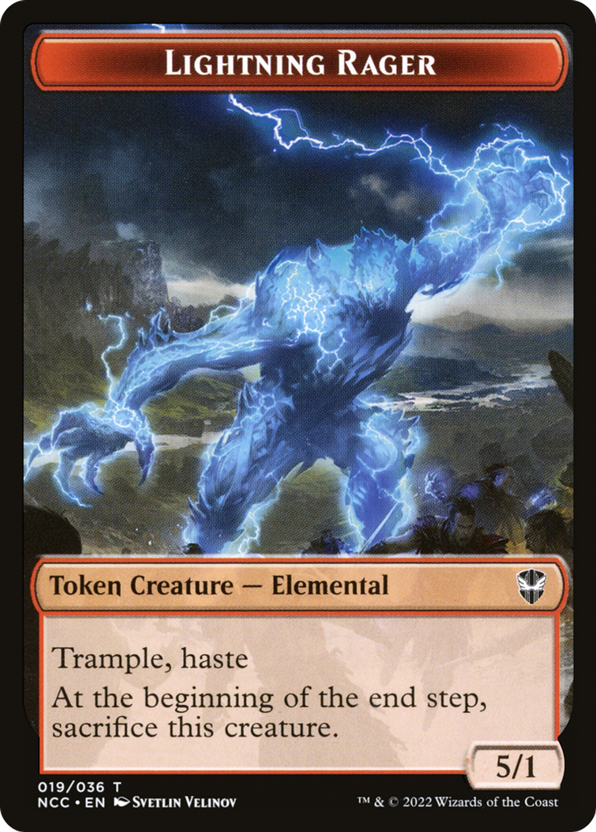 Lightning Rager — New Capenna Commander — Magic: The Gathering