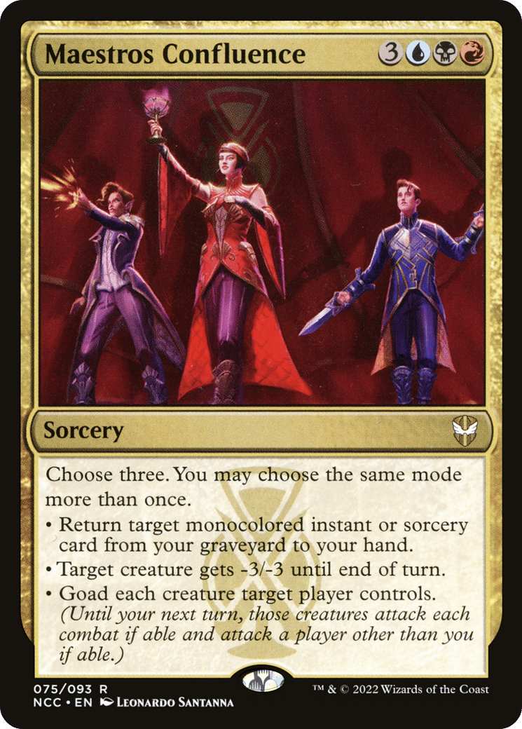 Maestros Confluence — New Capenna Commander — Magic: The Gathering