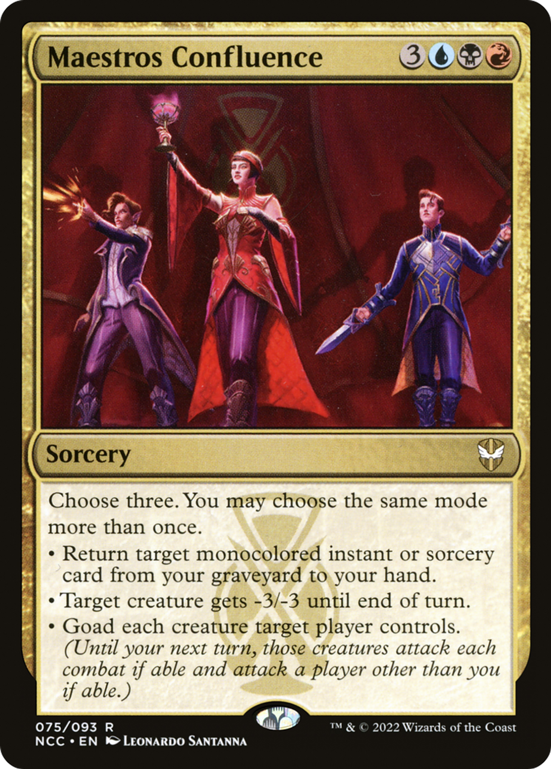 Maestros Confluence — New Capenna Commander — Magic: The Gathering