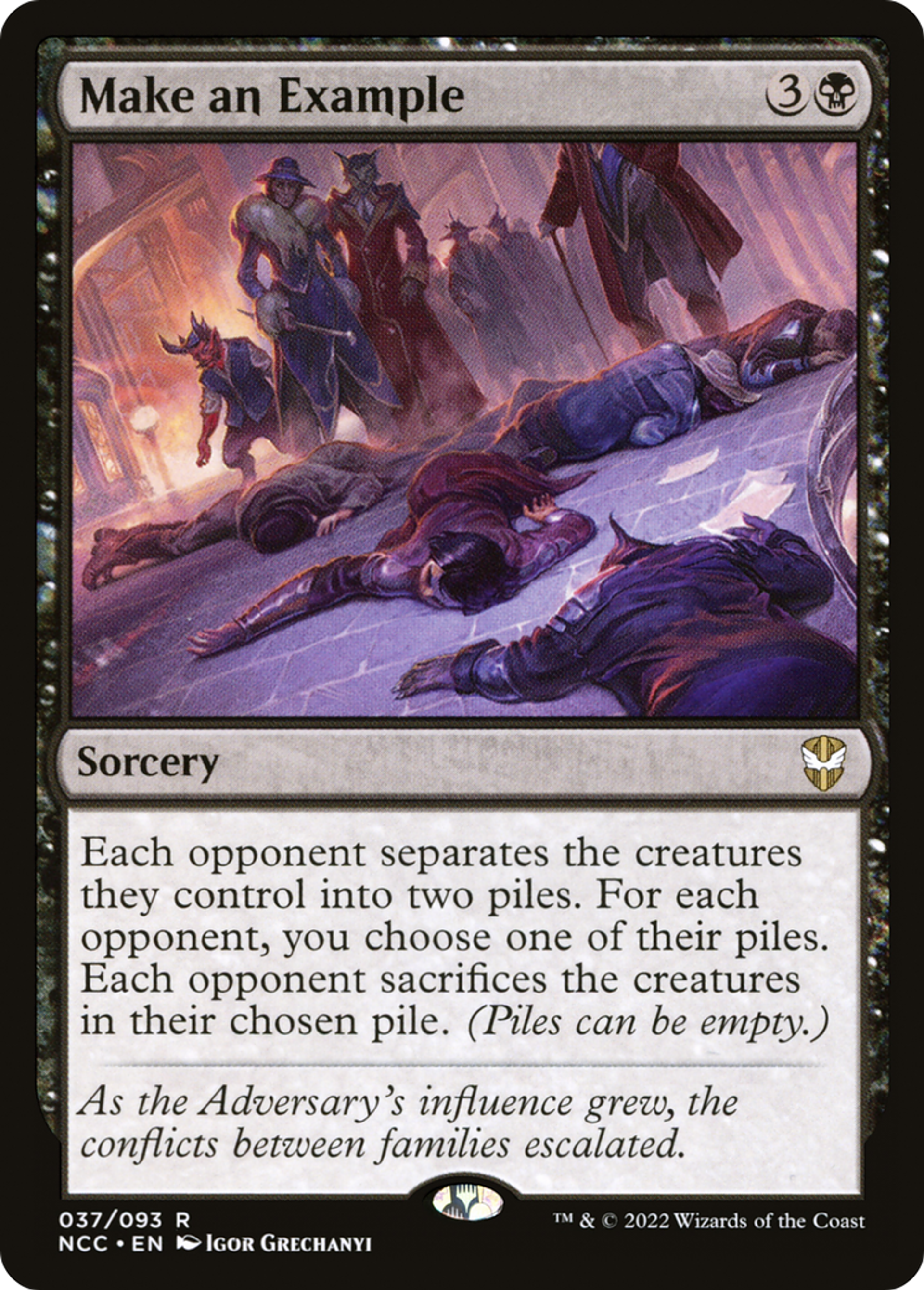 Make an Example — New Capenna Commander — Magic: The Gathering