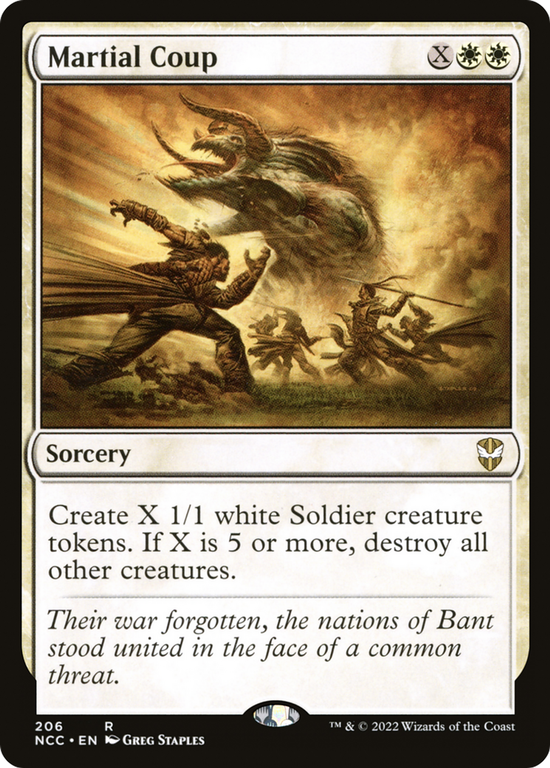 Martial Coup — New Capenna Commander — Magic: The Gathering