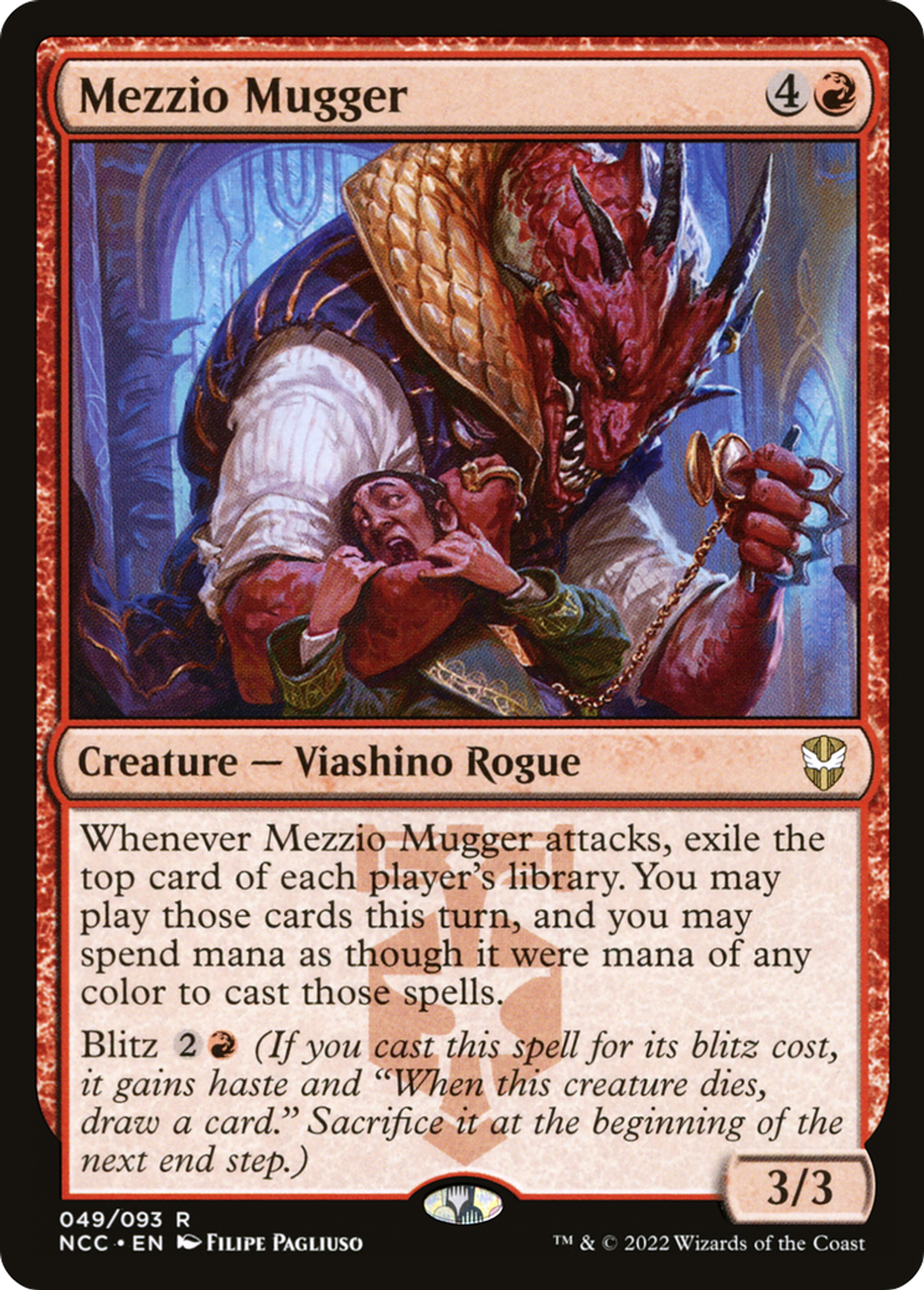Mezzio Mugger — New Capenna Commander — Magic: The Gathering