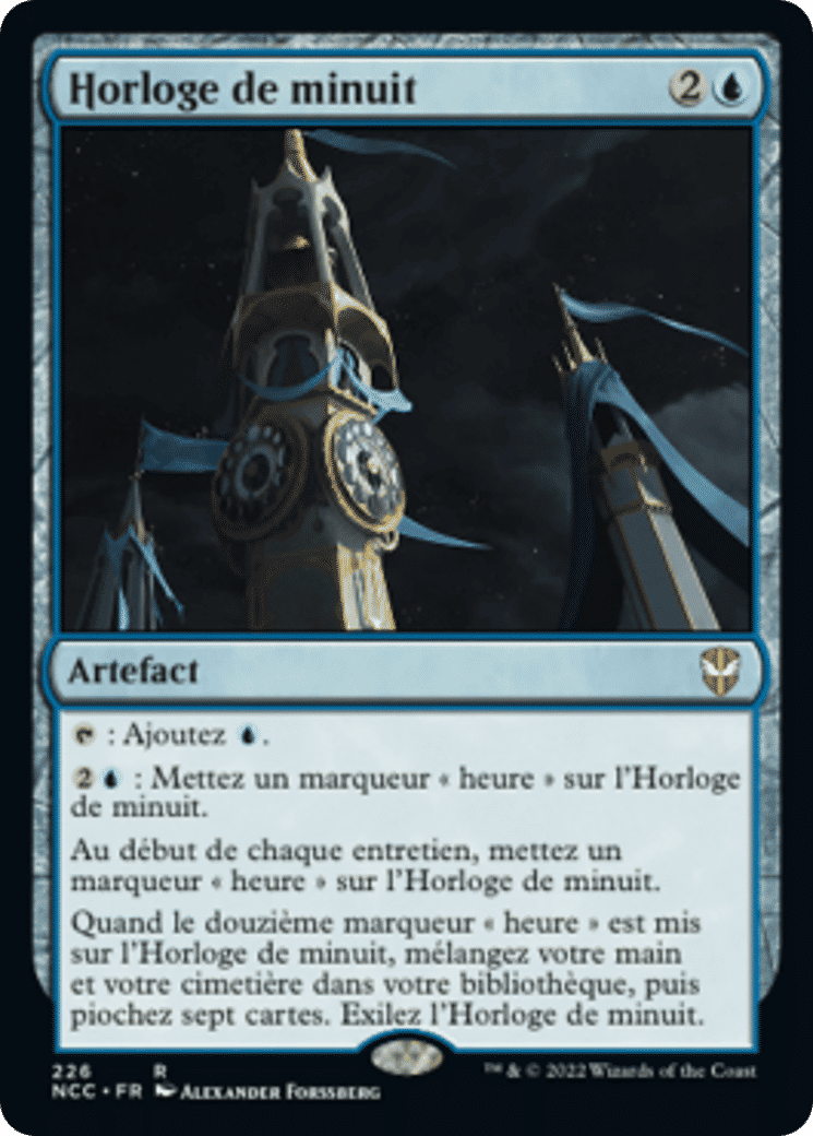 Horloge de minuit — New Capenna Commander — Magic: The Gathering