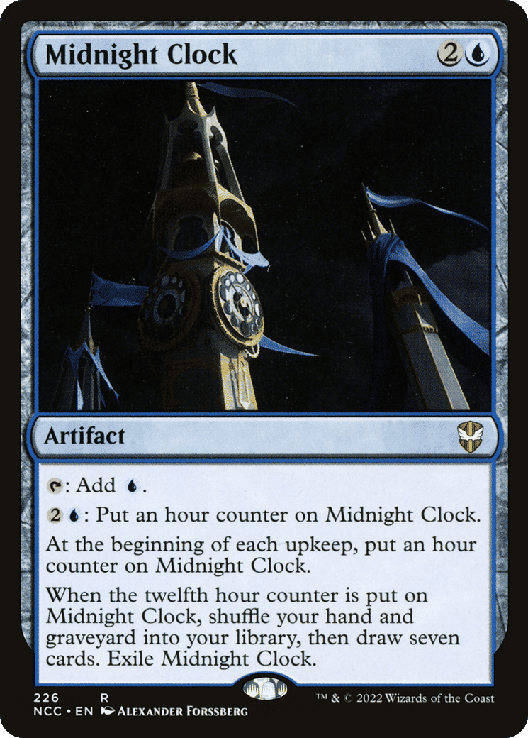 Midnight Clock — New Capenna Commander — Magic: The Gathering
