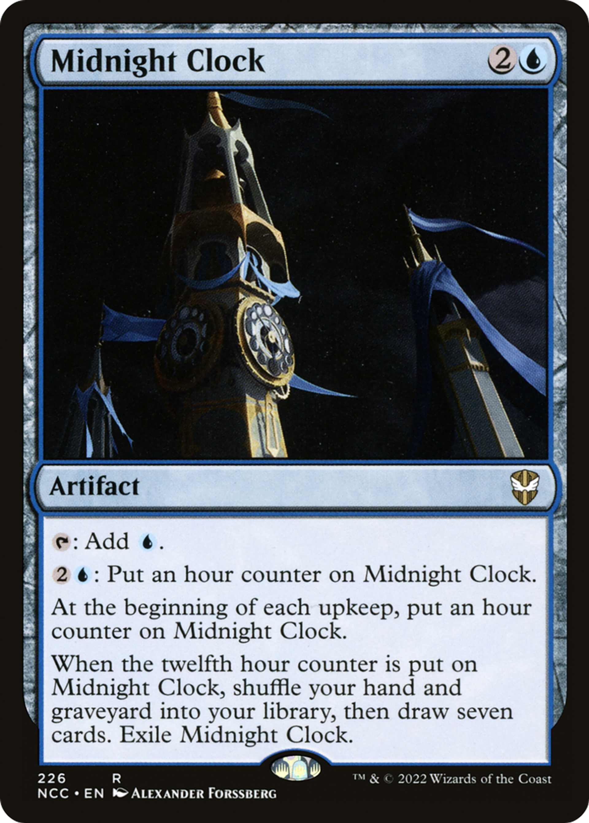 Midnight Clock — New Capenna Commander — Magic: The Gathering