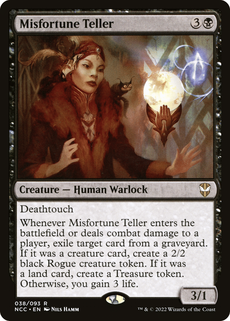 Misfortune Teller — New Capenna Commander — Magic: The Gathering