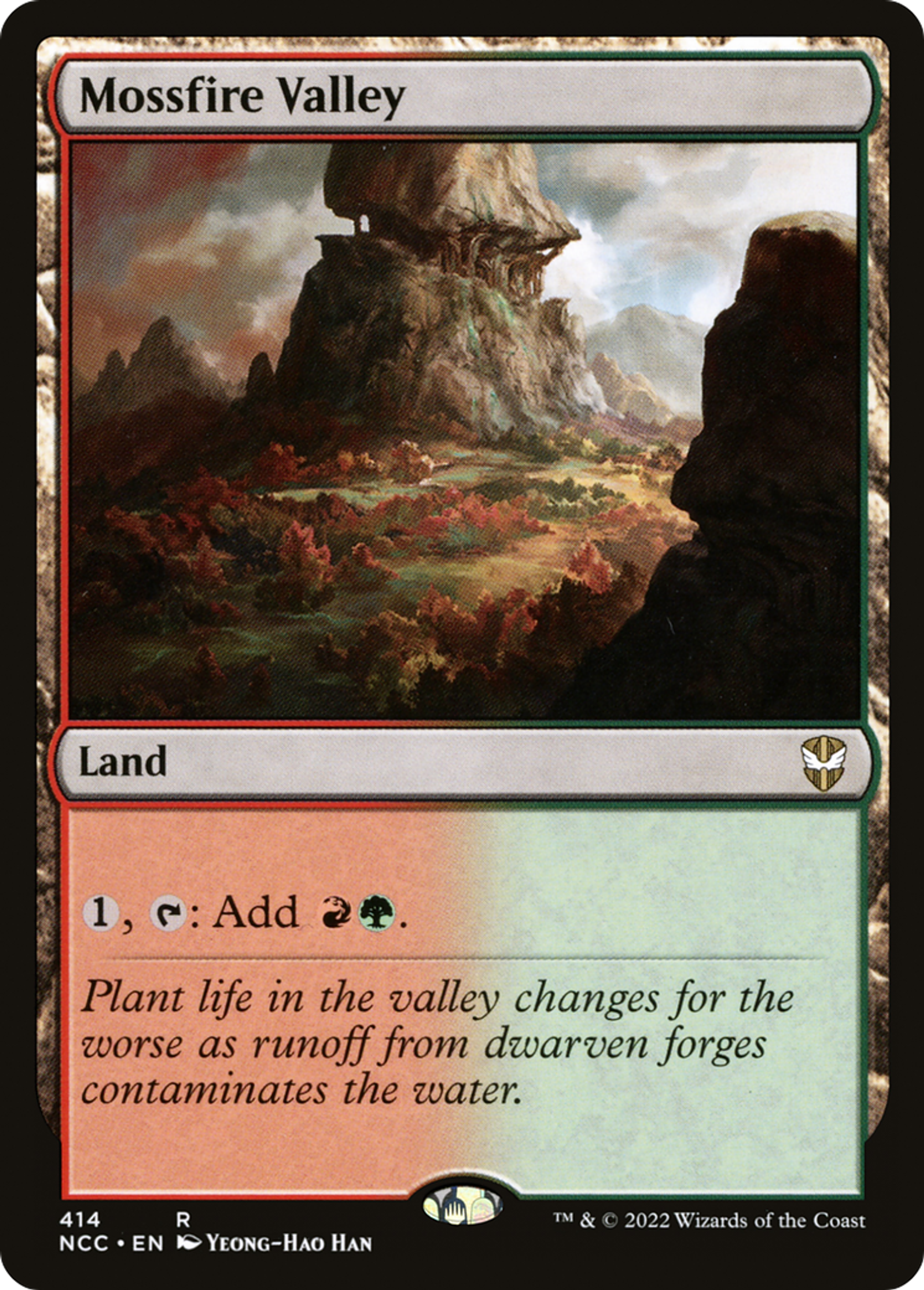 Mossfire Valley — New Capenna Commander — Magic: The Gathering