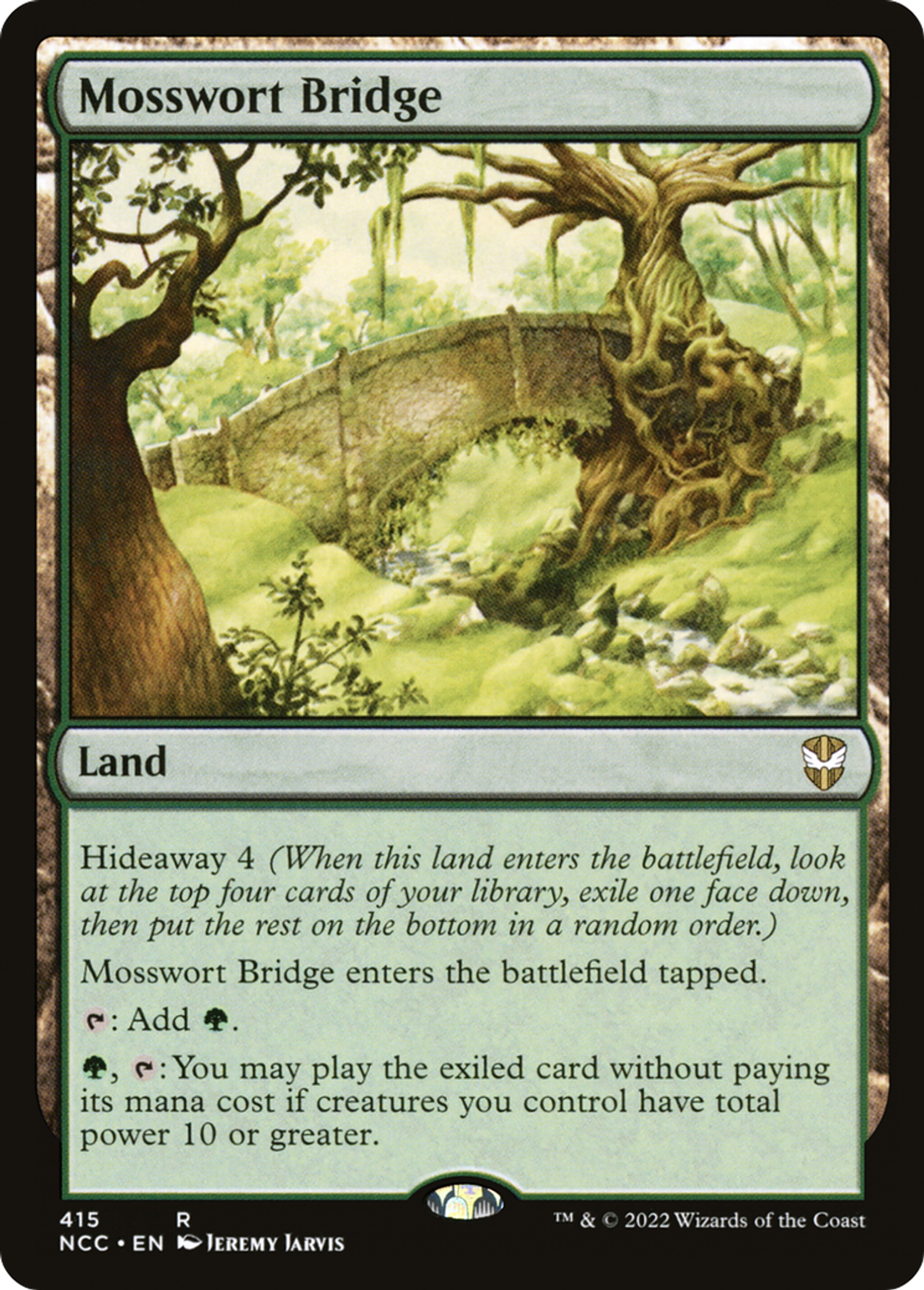 Mosswort Bridge — New Capenna Commander — Magic: The Gathering