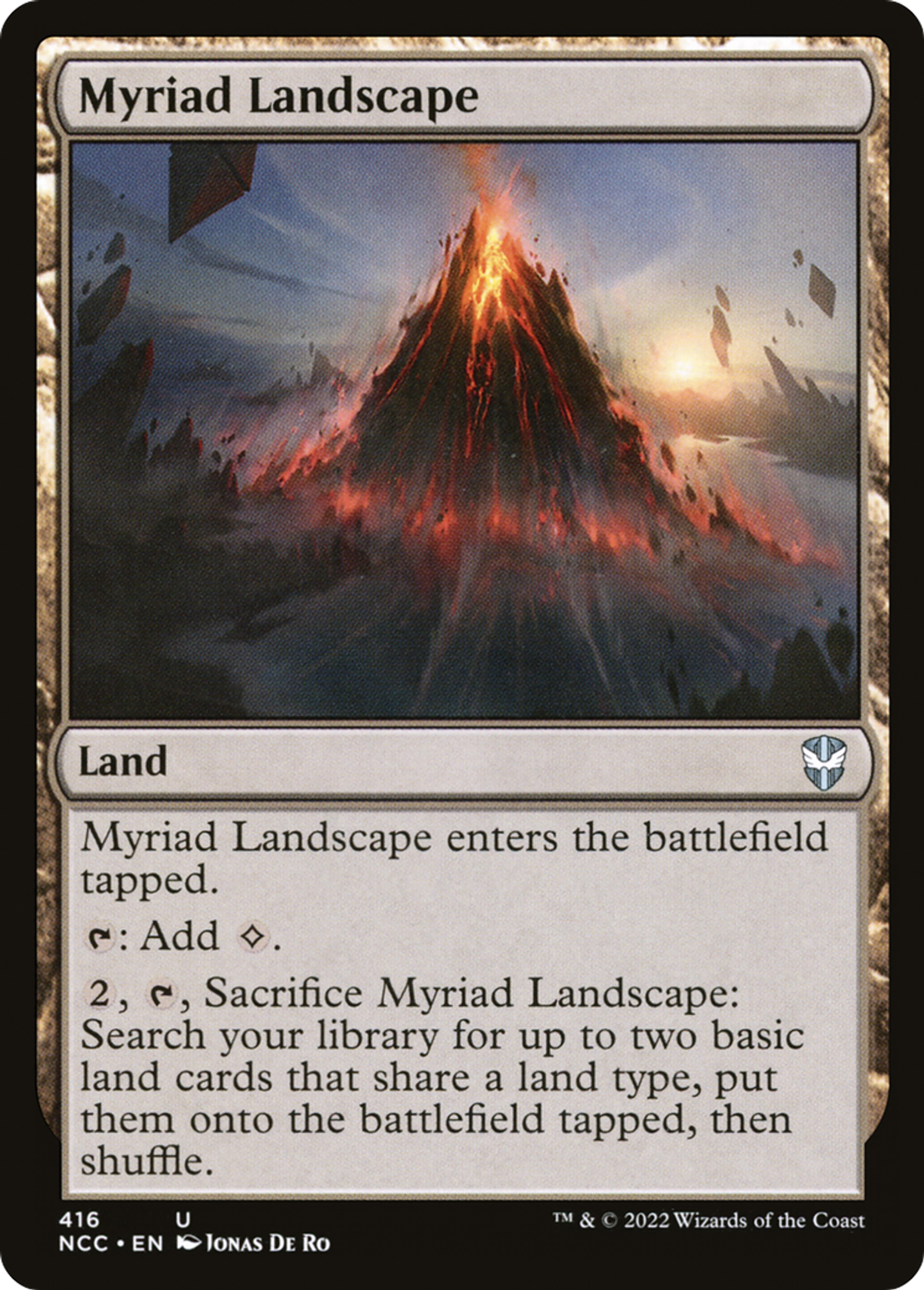 Myriad Landscape — New Capenna Commander — Magic: The Gathering
