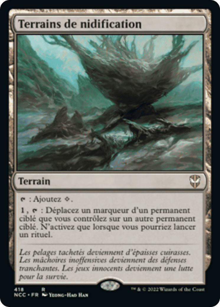 Terrains de nidification — New Capenna Commander — Magic: The Gathering