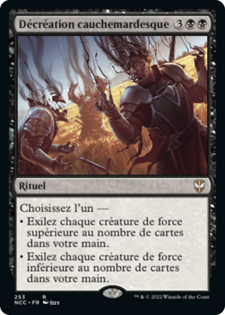 Décréation cauchemardesque — New Capenna Commander — Magic: The Gathering