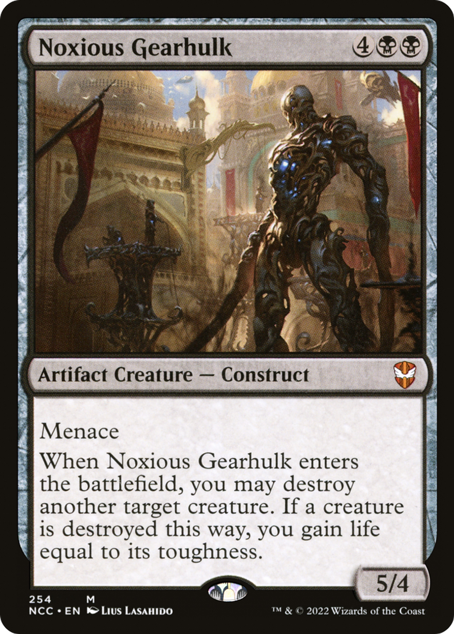 Noxious Gearhulk — New Capenna Commander — Magic: The Gathering