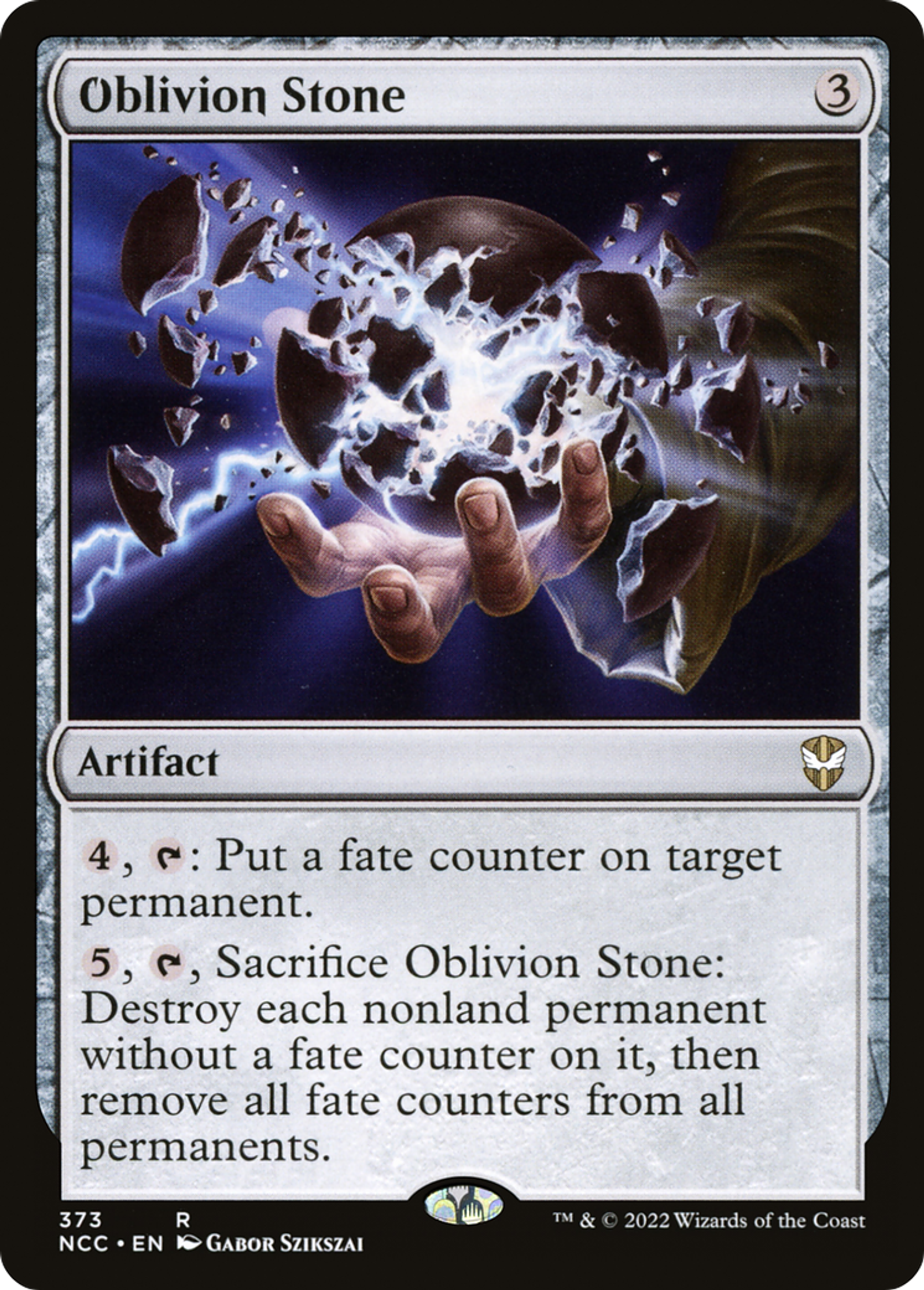 Oblivion Stone — New Capenna Commander — Magic: The Gathering