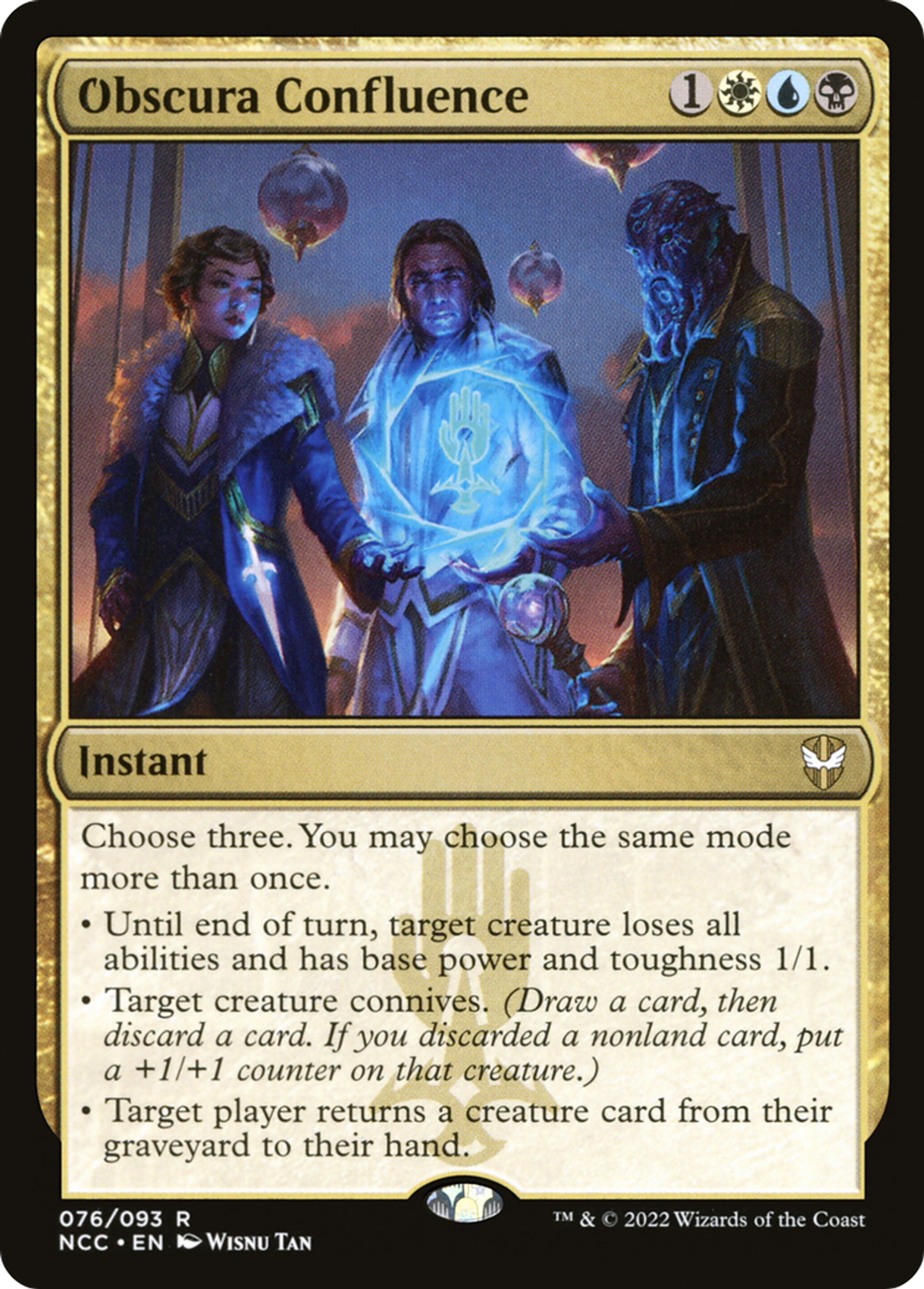 Obscura Confluence — New Capenna Commander — Magic: The Gathering