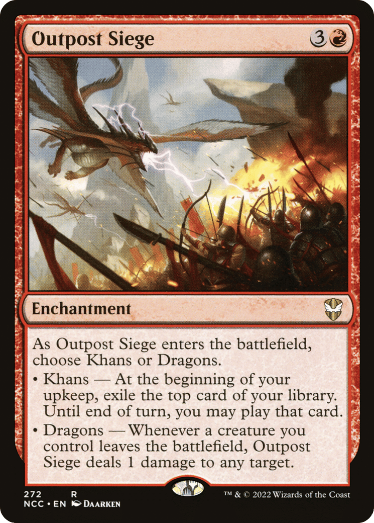 Outpost Siege — New Capenna Commander — Magic: The Gathering