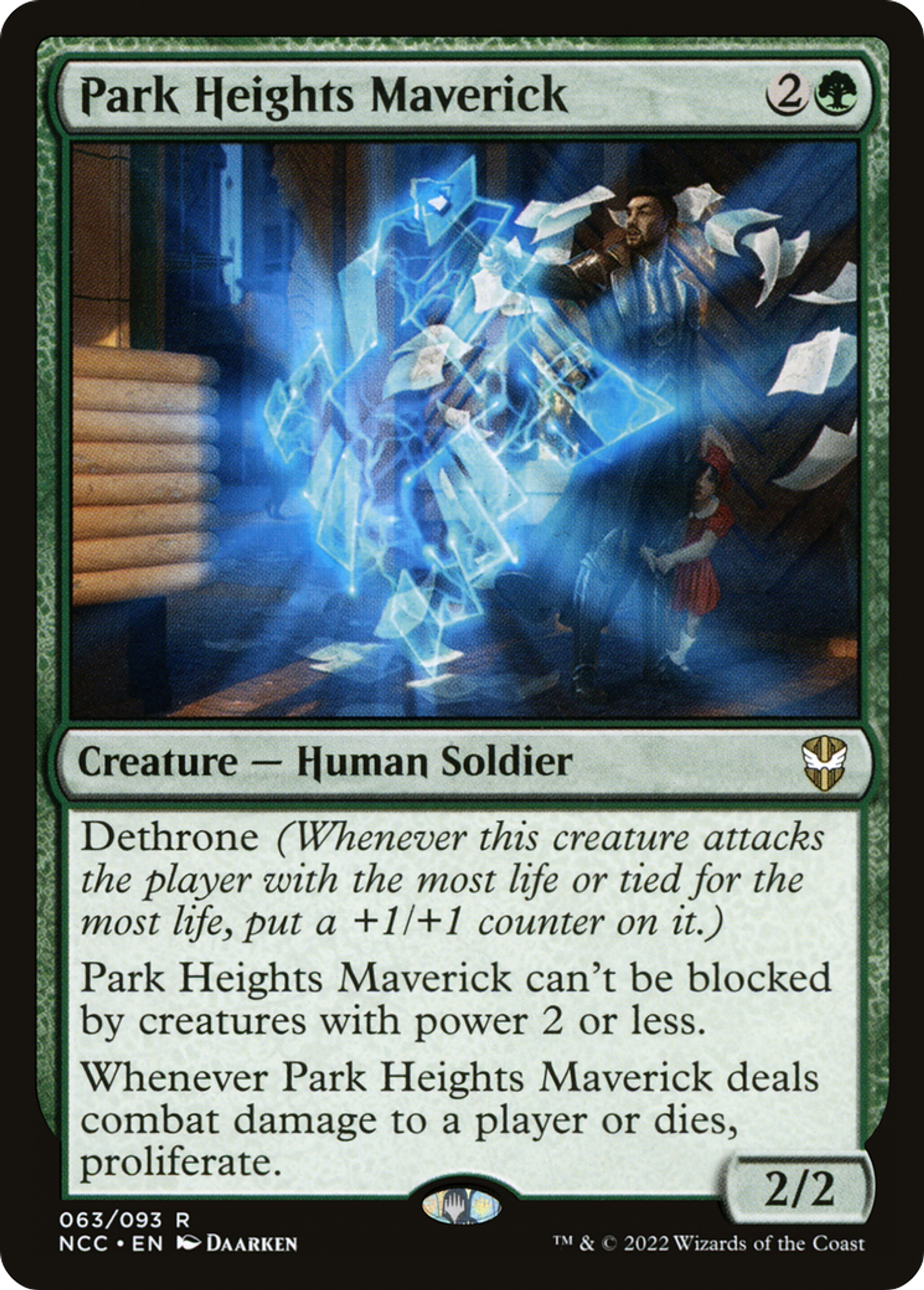 Park Heights Maverick — New Capenna Commander — Magic: The Gathering