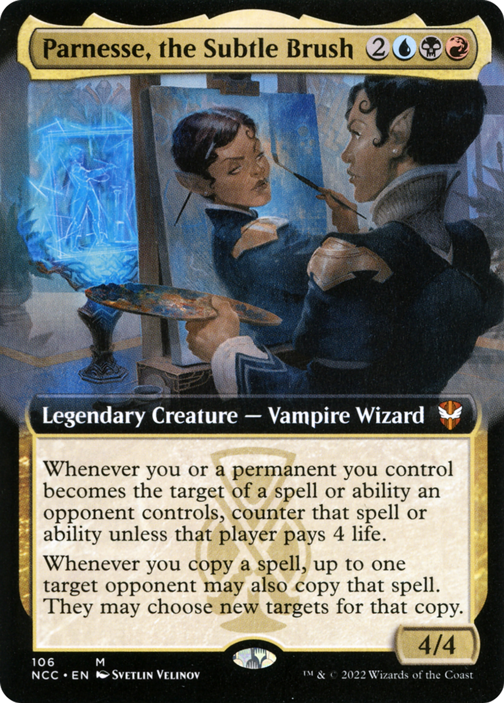 Parnesse, the Subtle Brush — New Capenna Commander — Magic: The Gathering