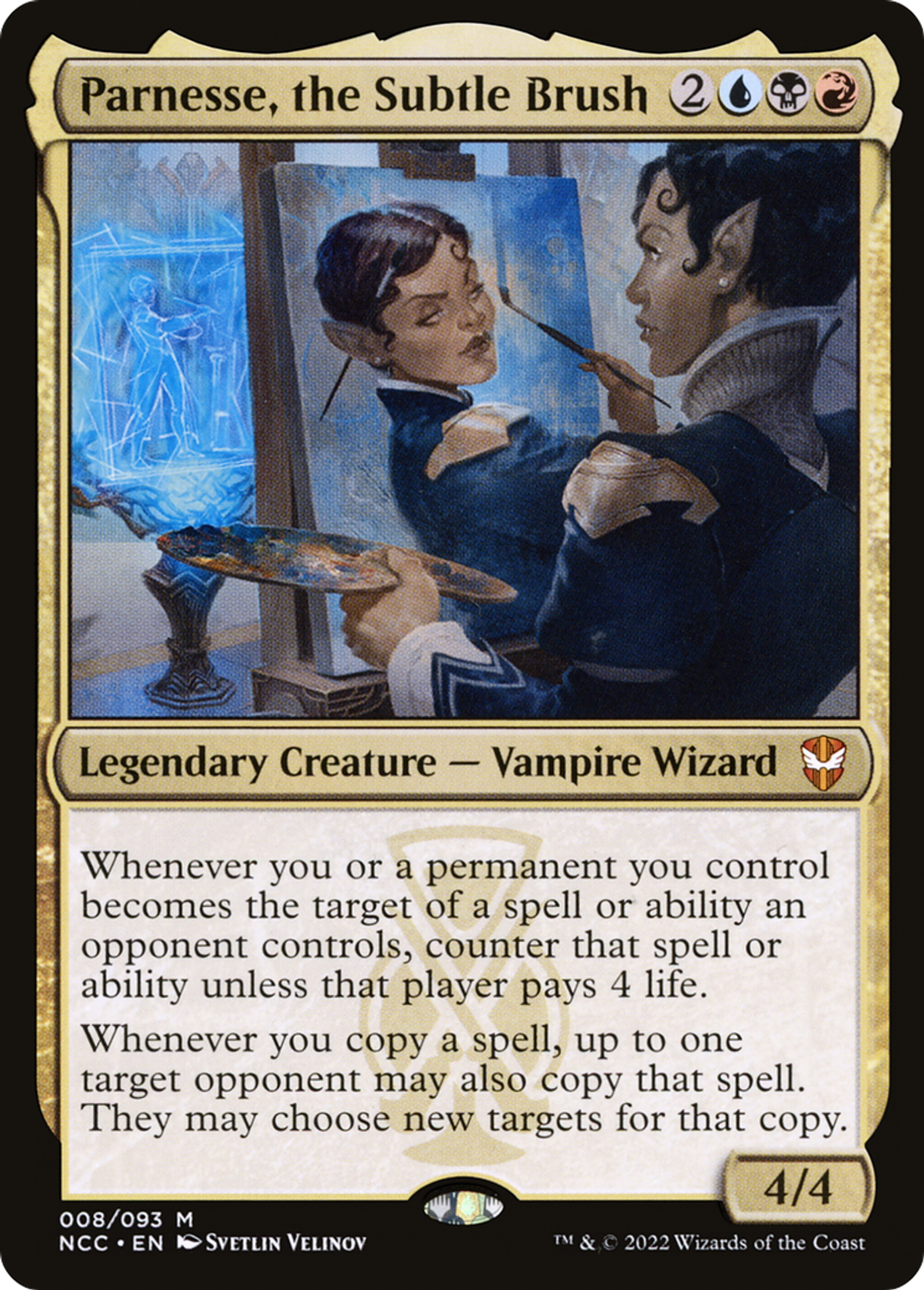 Parnesse, the Subtle Brush — New Capenna Commander — Magic: The Gathering