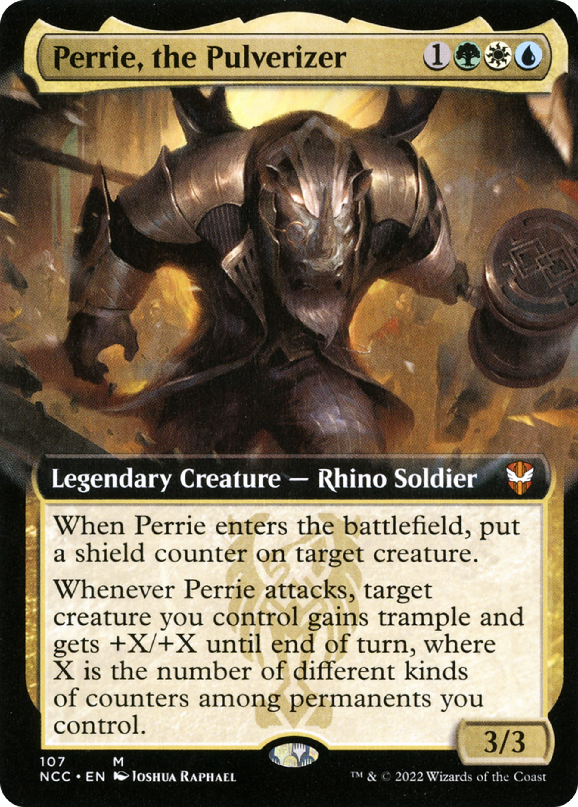 Perrie, the Pulverizer — New Capenna Commander — Magic: The Gathering
