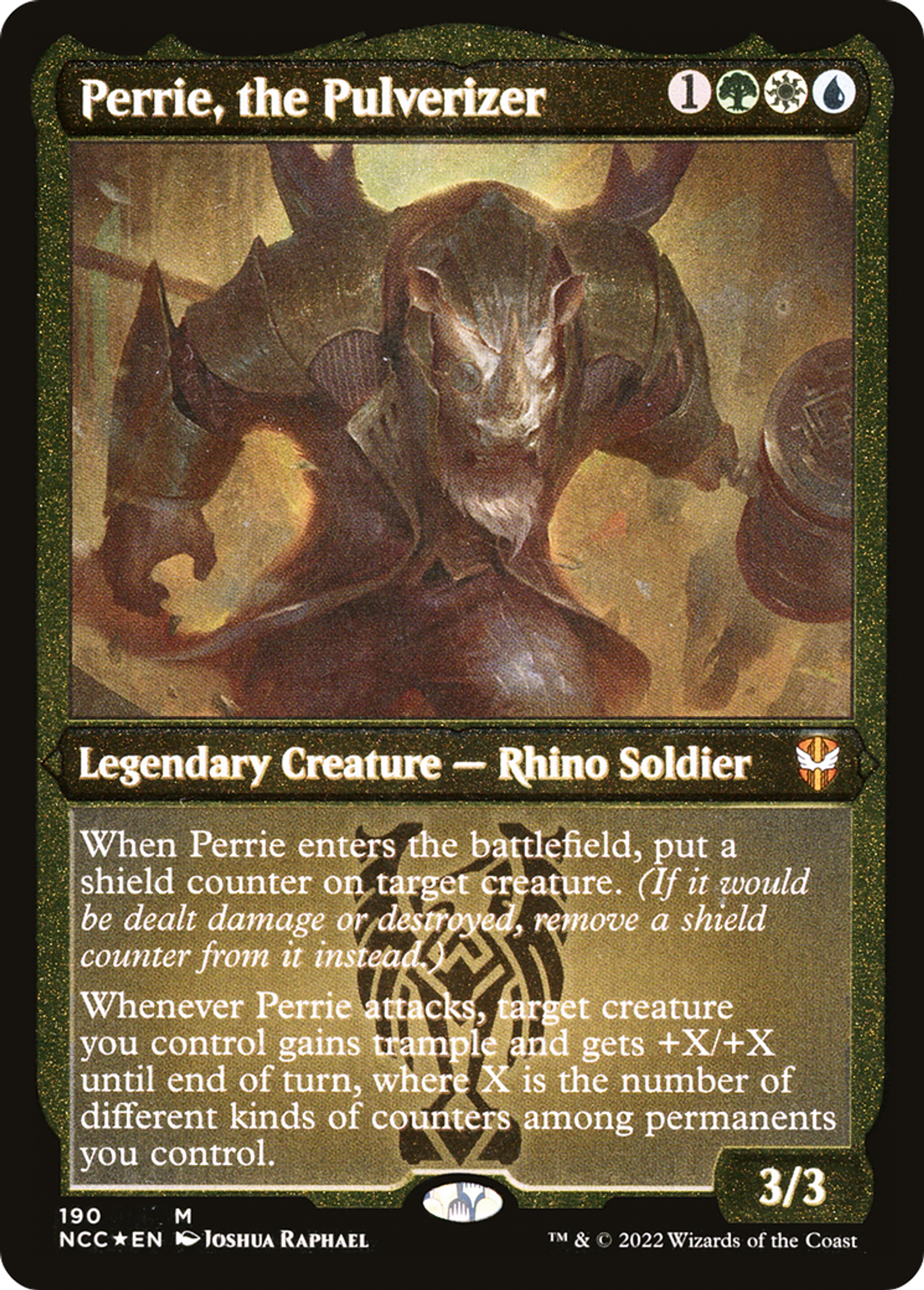 Perrie, the Pulverizer — New Capenna Commander — Magic: The Gathering