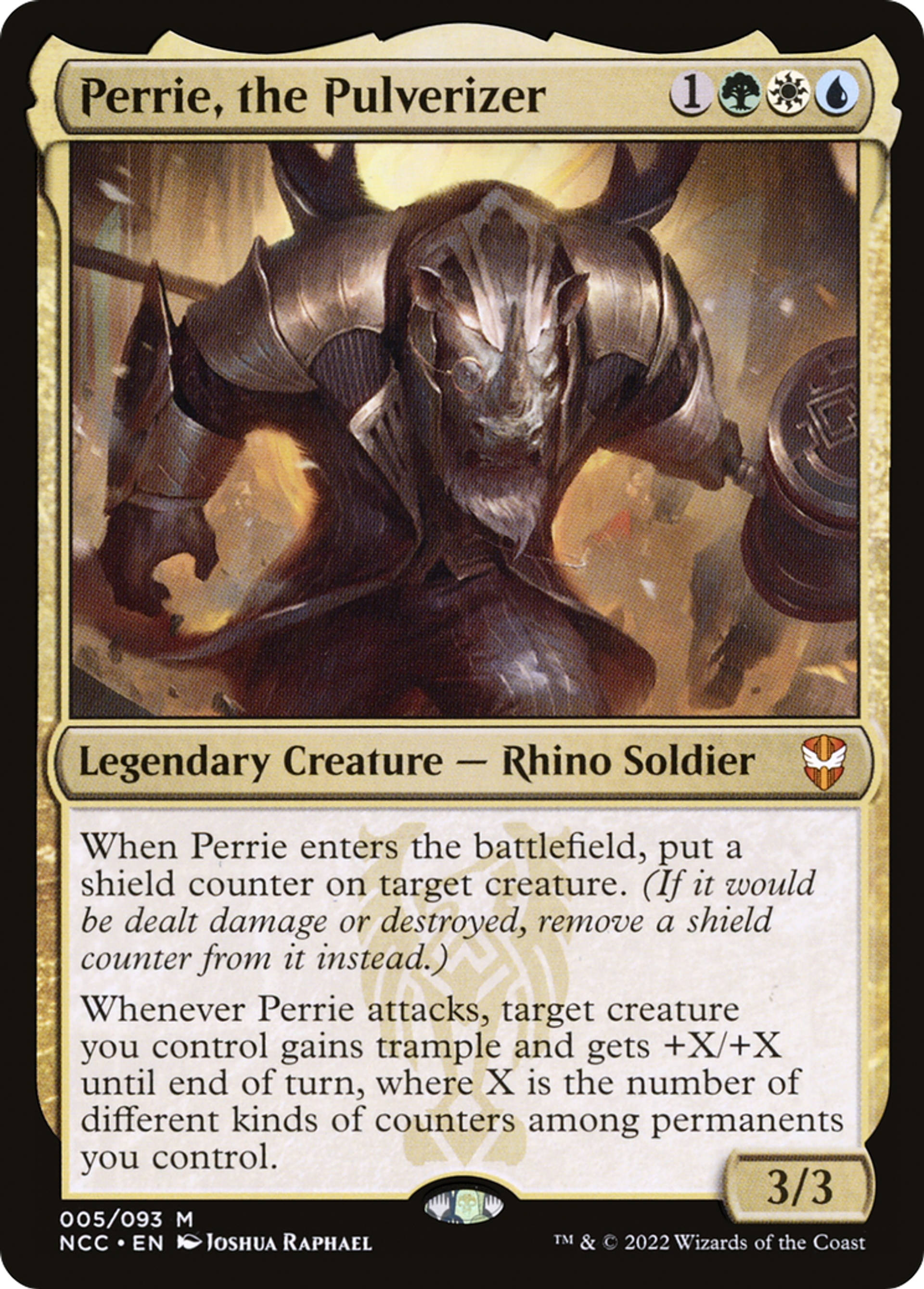 Perrie, the Pulverizer — New Capenna Commander — Magic: The Gathering