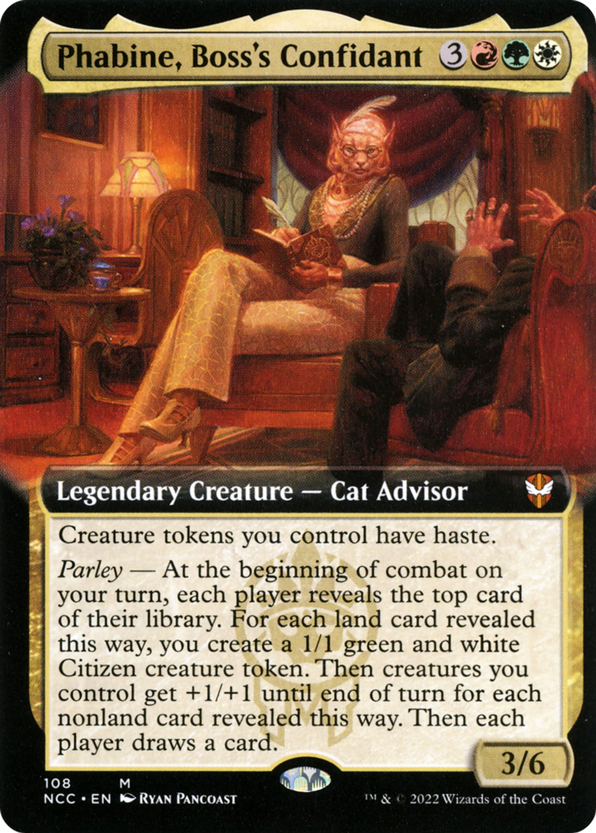 Phabine, Boss's Confidant — New Capenna Commander — Magic: The Gathering