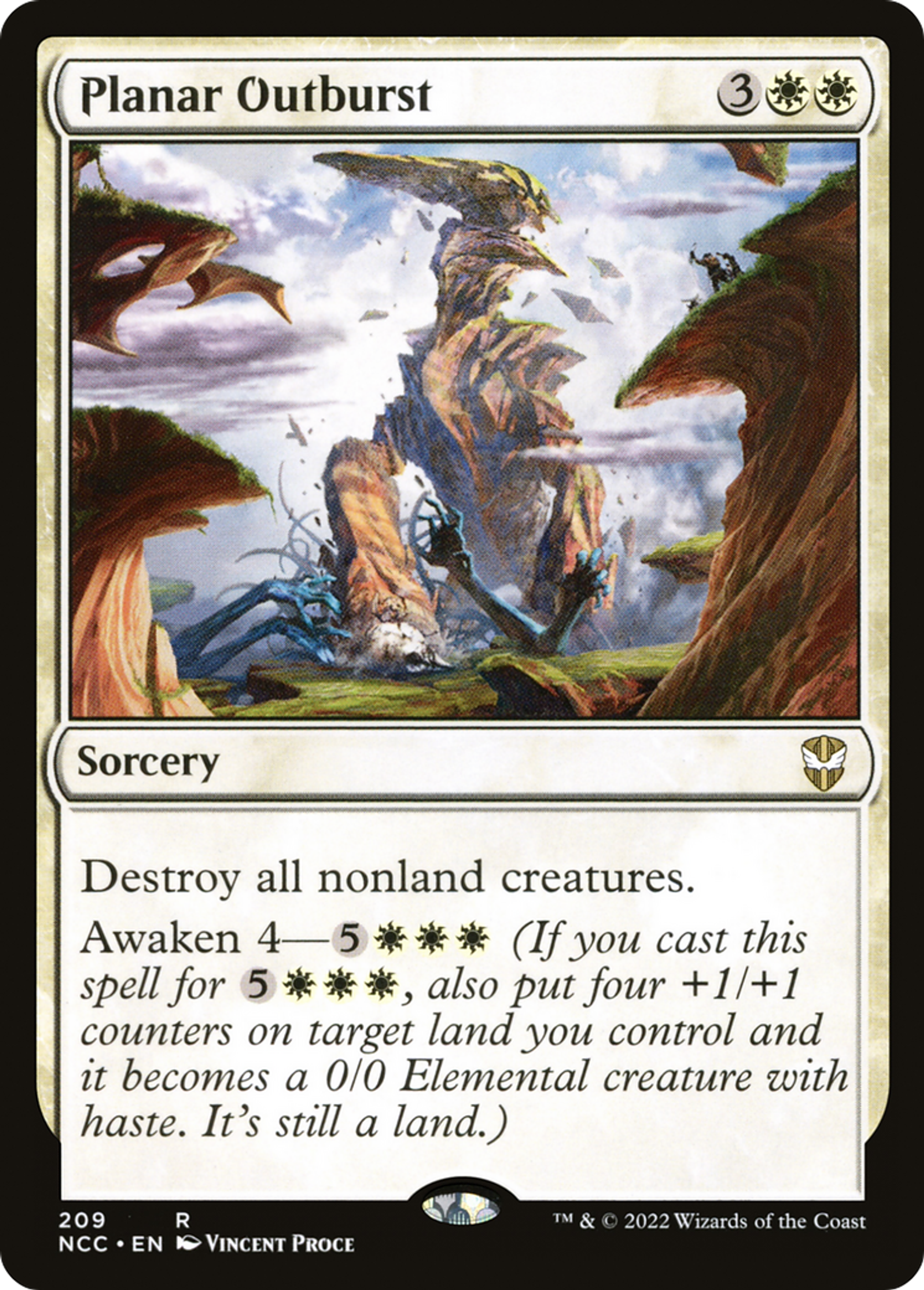 Planar Outburst — New Capenna Commander — Magic: The Gathering