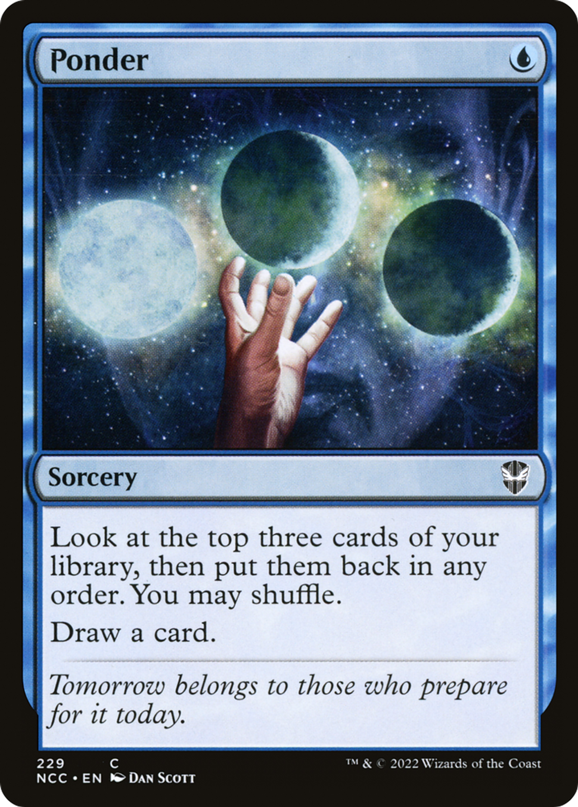 Ponder — New Capenna Commander — Magic: The Gathering