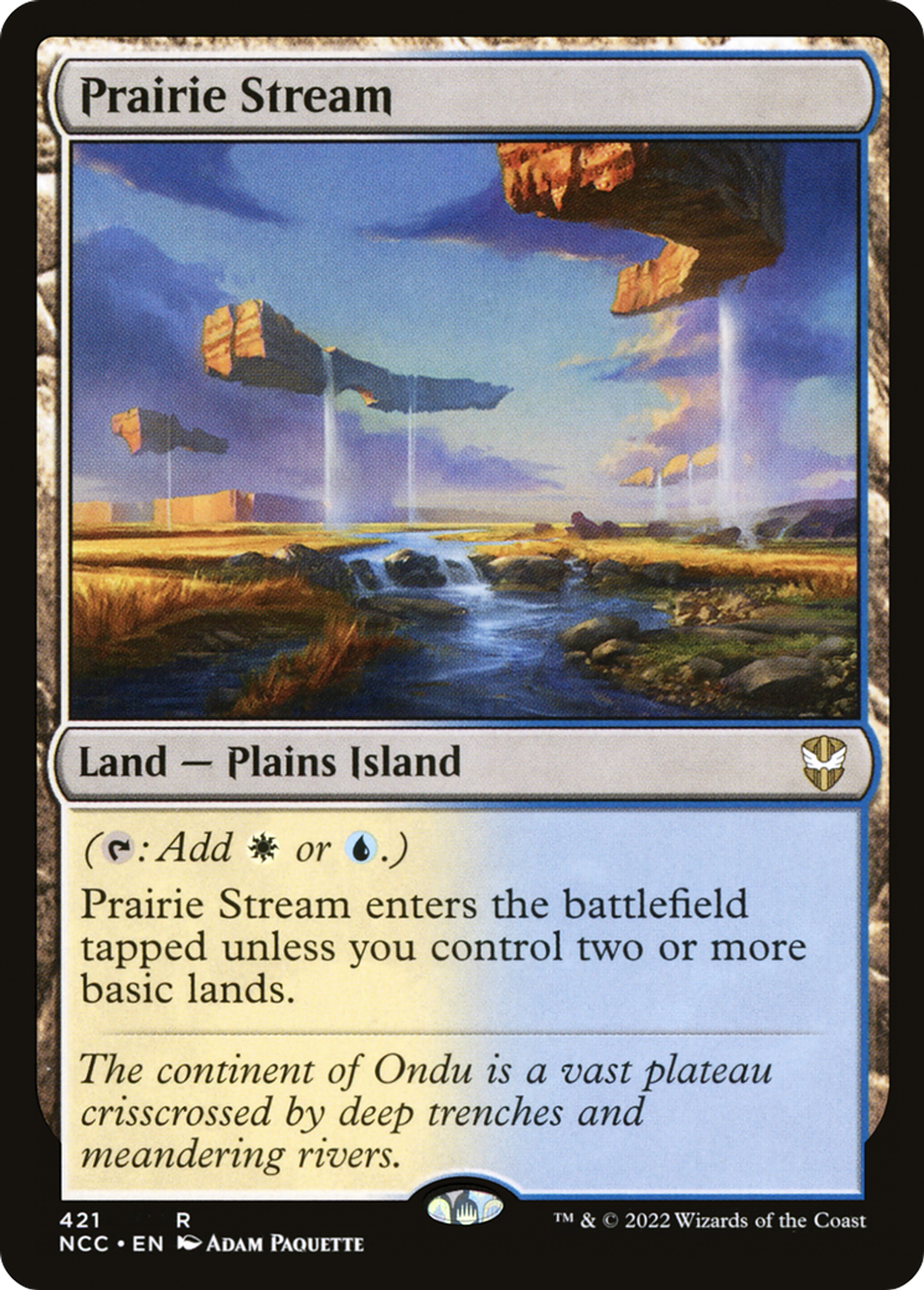 Prairie Stream — New Capenna Commander — Magic: The Gathering