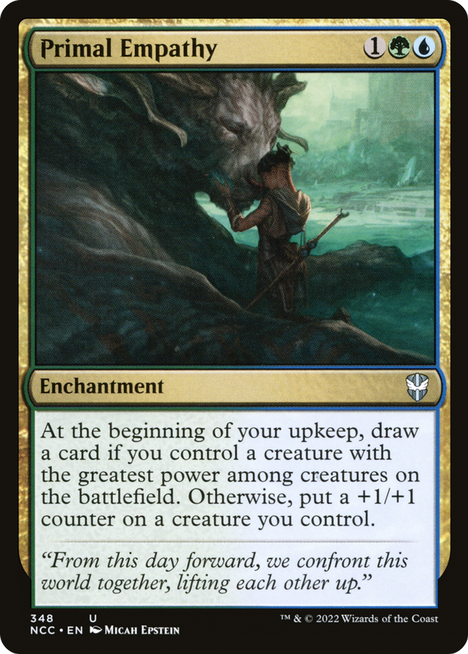 Primal Empathy — New Capenna Commander — Magic: The Gathering