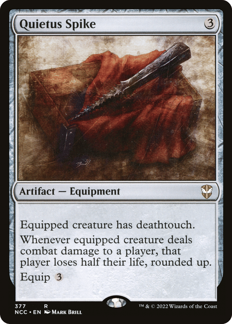 Quietus Spike — New Capenna Commander — Magic: The Gathering